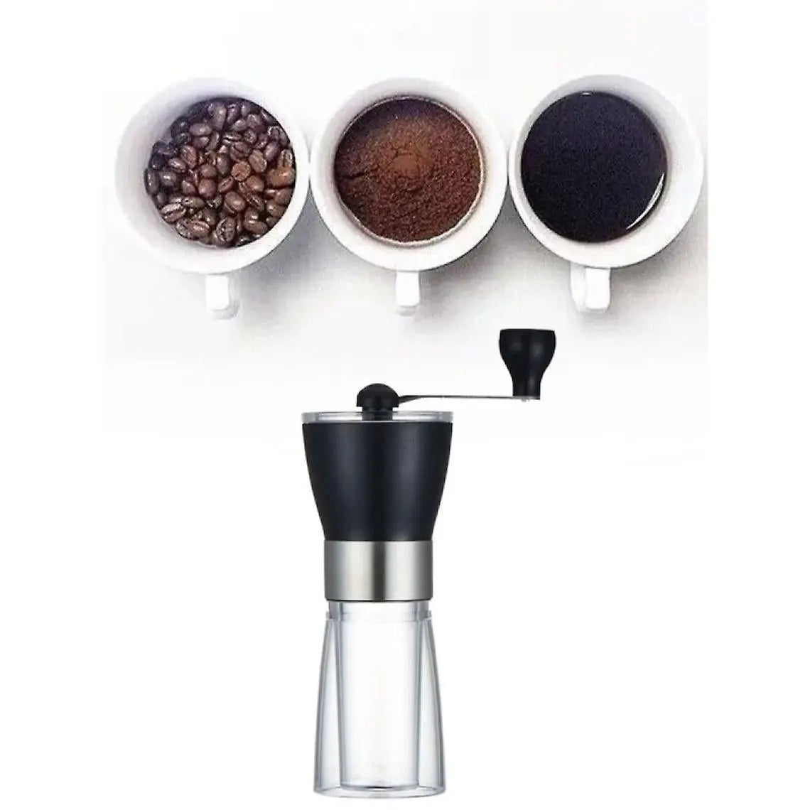Manual Coffee Grinder - Ceramic Burr, Portable Stainless Steel Coffee Hand Grinder Wholesale Hub