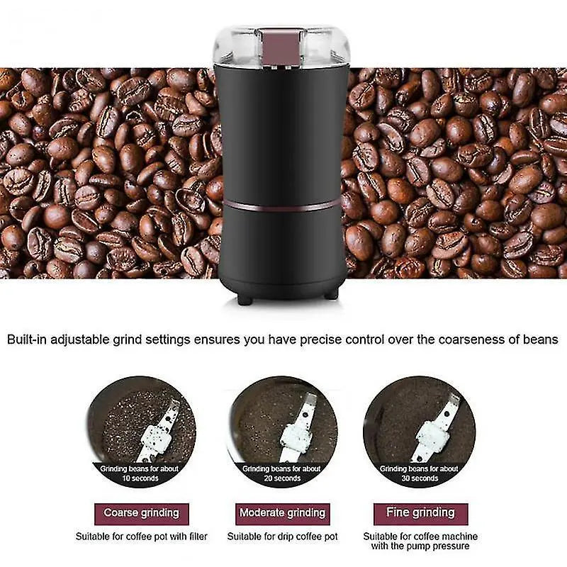 400W Electric Coffee Grinder - Stainless Steel Bean & Spice Mill Wholesale Hub