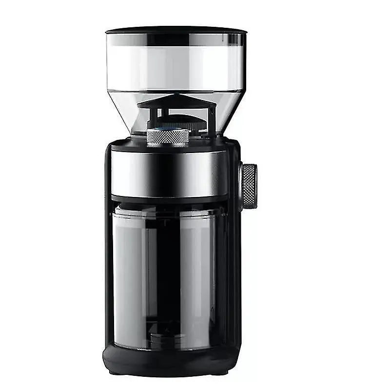 220V Flat Wheel Electric Burr Coffee Grinder Machine - High Efficiency Mill Wholesale Hub