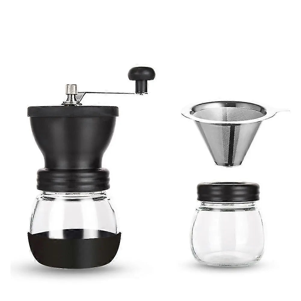 Ceramic Bean Coffee Grinder - Kitchen Manual Grinder with Compact Design Wholesale Hub