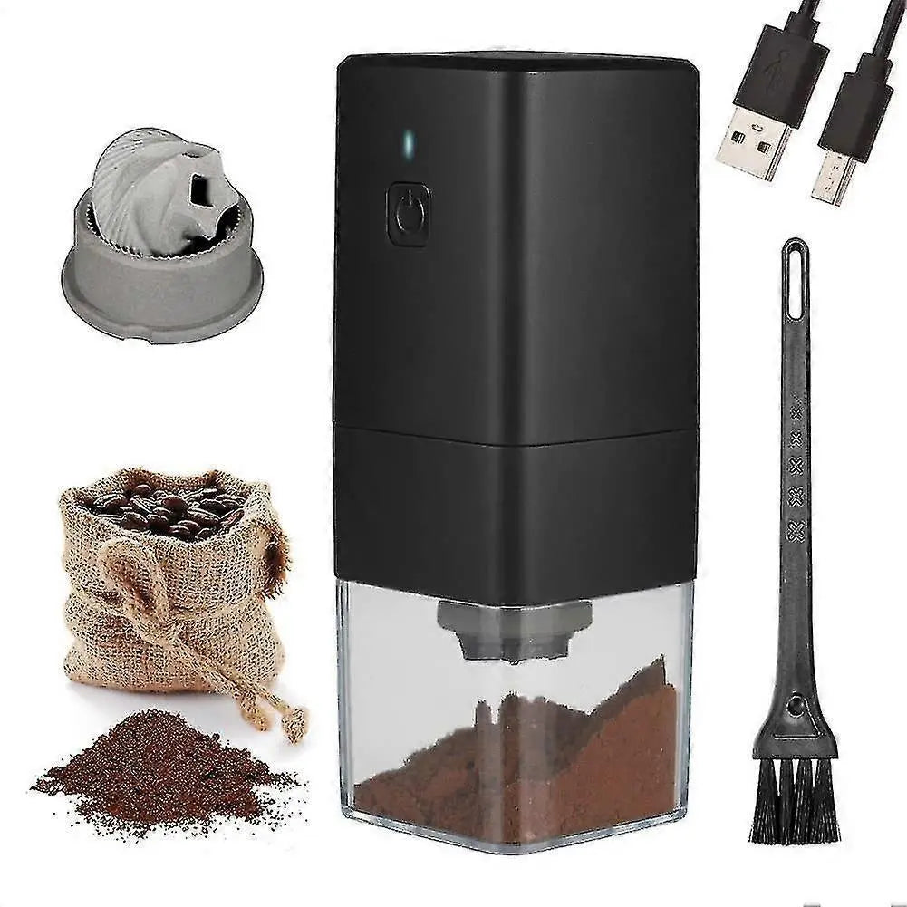 Portable Electric Coffee Grinder - USB Rechargeable, Adjustable Grind, 1300mAh Battery Wholesale Hub