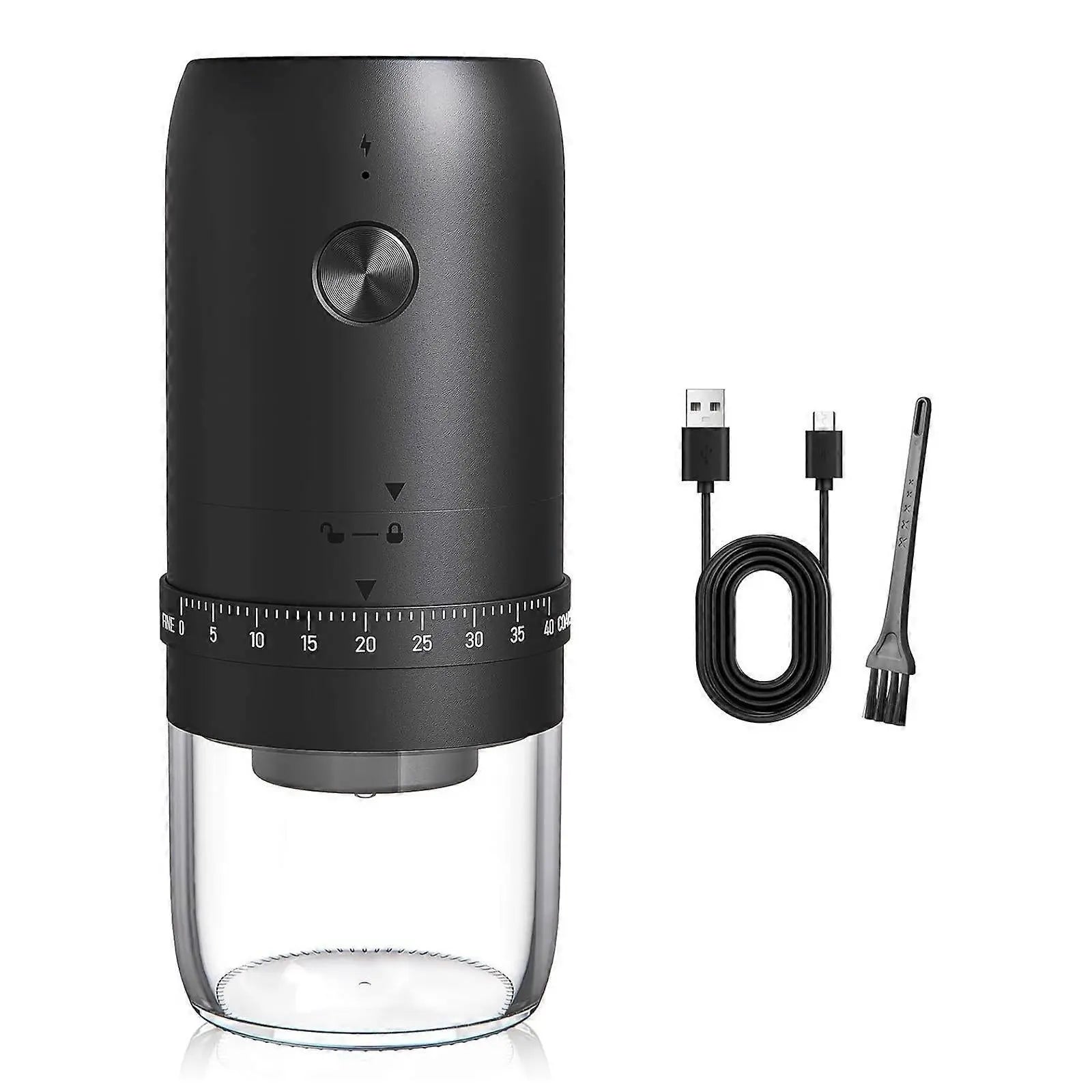 Electric Coffee Grinder - Rechargeable Coffee Mill, Compact Grinder for Office & Travel Wholesale Hub