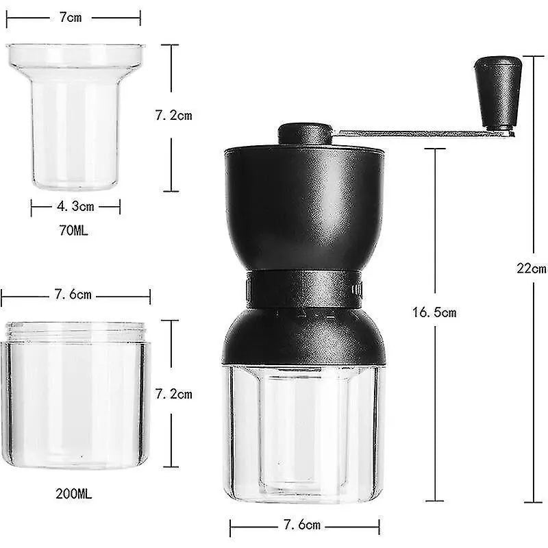 Manual Coffee Grinder - Adjustable Ceramic Burr Grinder for Drip & Espresso Coffee Wholesale Hub