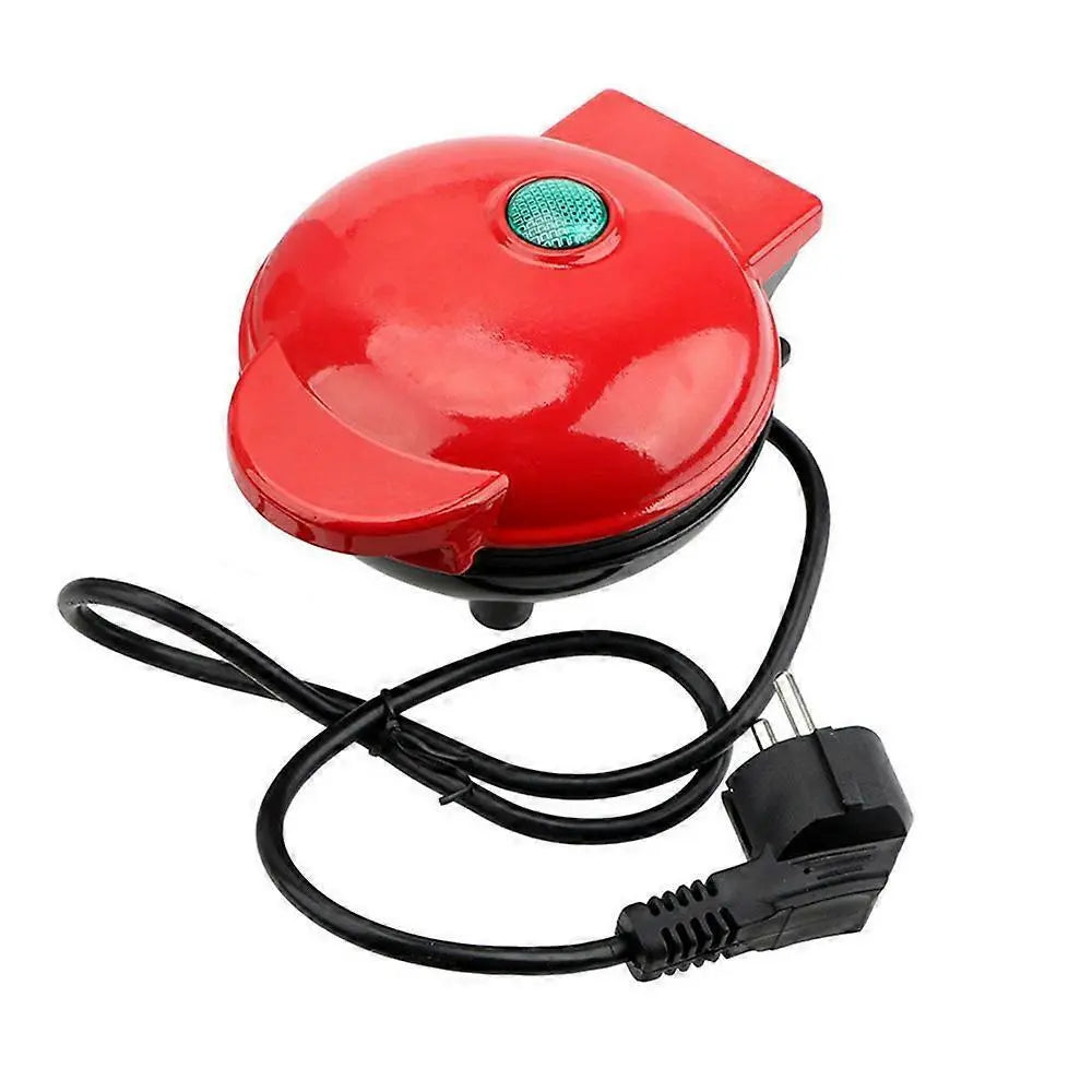 Mini Waffle Maker - Nonstick Round Red Waffle Machine for Parties, Babies & Holiday Treats Wholesale Hub