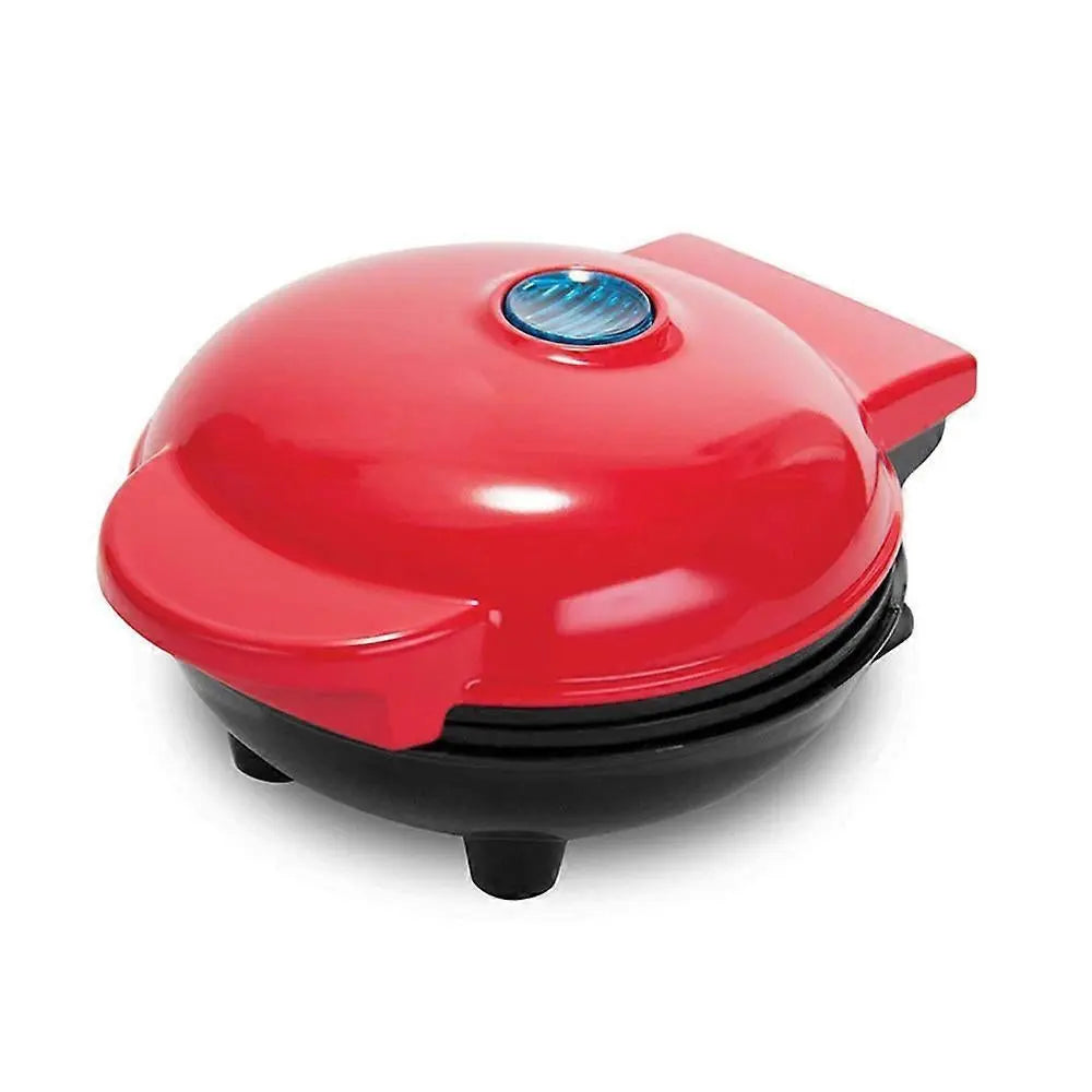 Mini Waffle Maker - Nonstick Round Red Waffle Machine for Parties, Babies & Holiday Treats Wholesale Hub