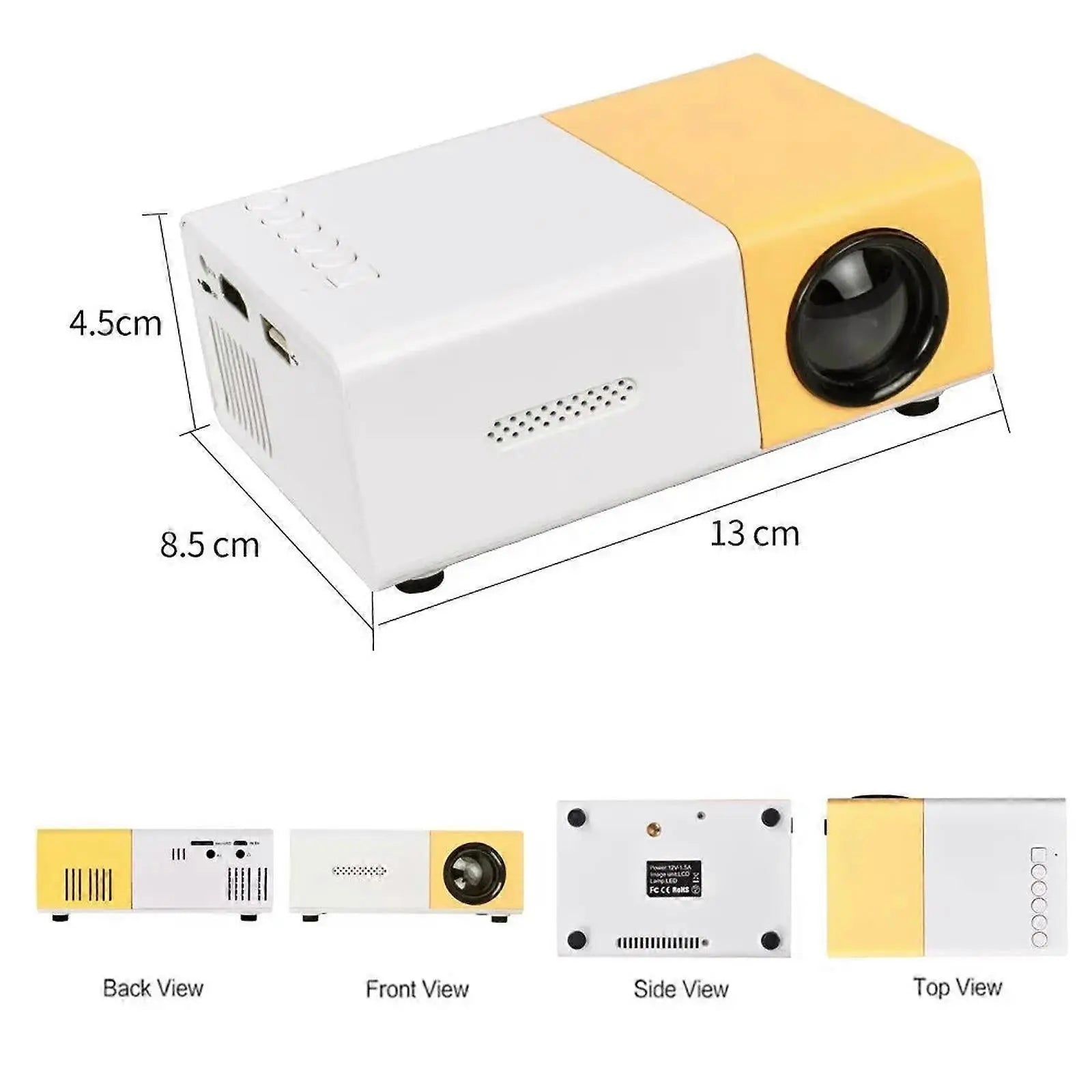 Mini Projector - LED Portable Projector for Home opera and Video Playback Wholesale Hub