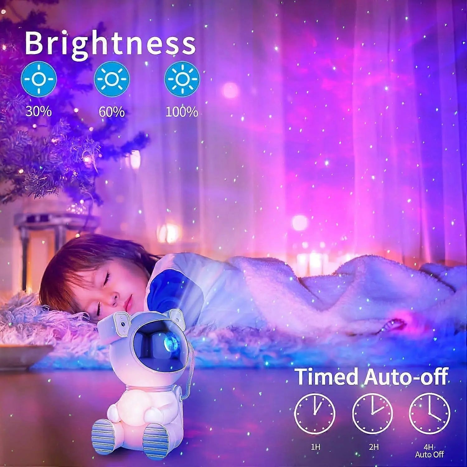 Astronaut Star Projector - Starry Sky Projector with Timer and Remote Wholesale Hub
