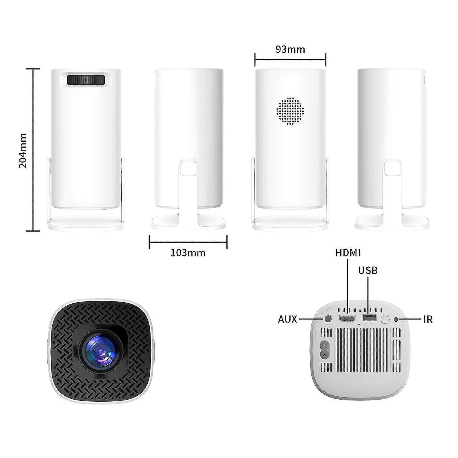 Portable Smart Projector - Home Movie Projector for Phone & Laptop Wholesale Hub