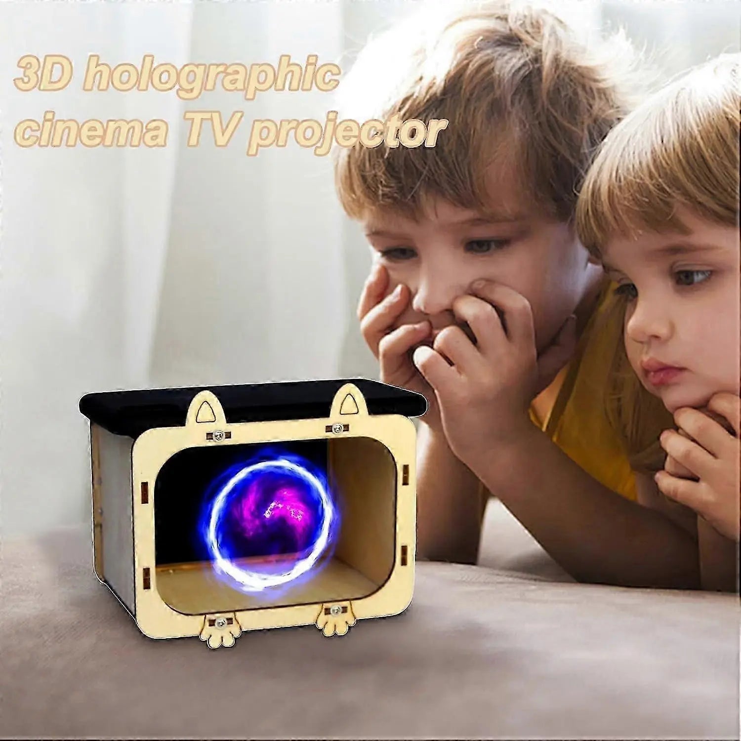Hologram Phone Projector - Wooden Smartphone Projector Display Stand Wholesale Hub