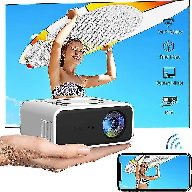 3000 Lumens Mini 4K Projector - Portable Home Cinema Projector Wholesale Hub