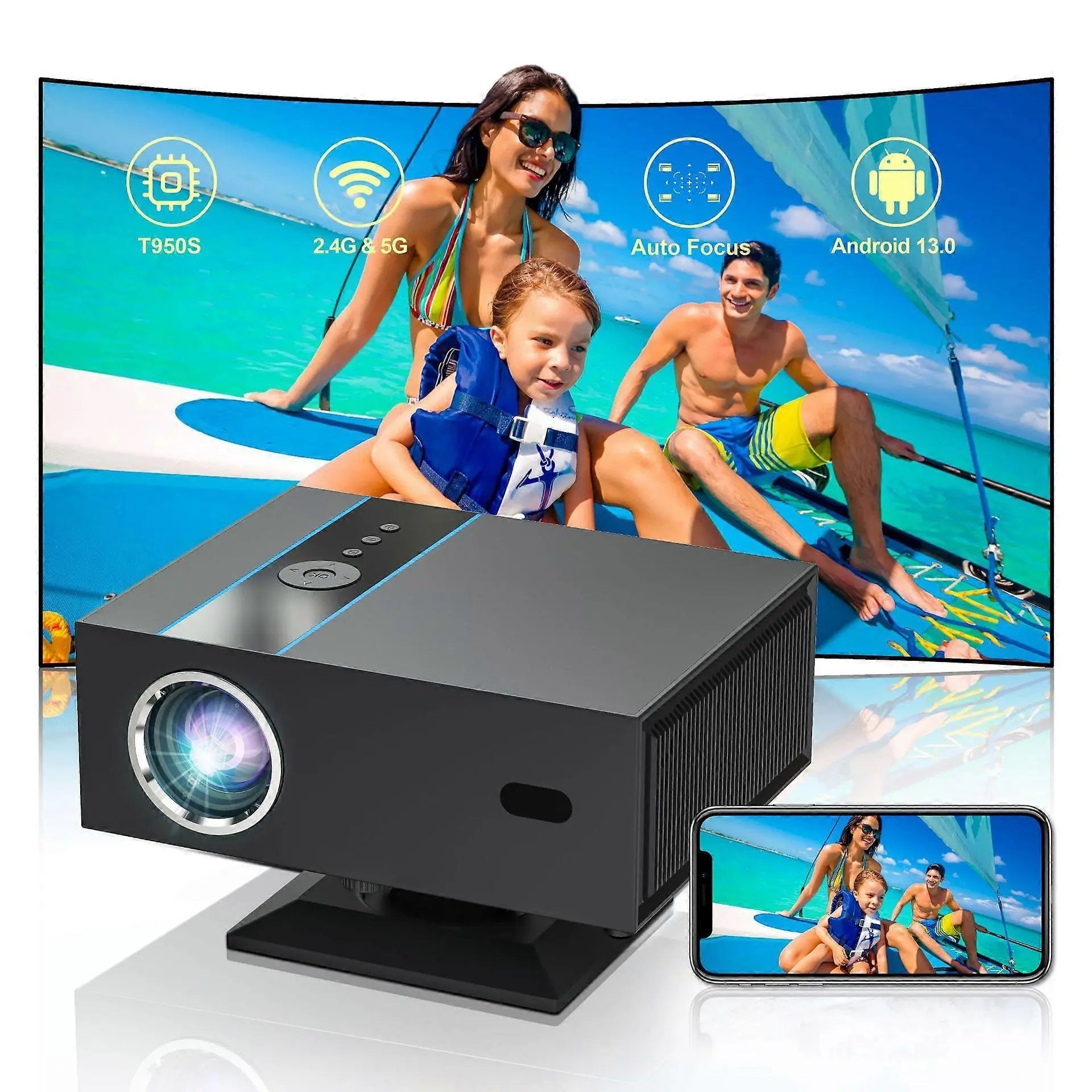 Portable 4K X6 Home Projector Wholesale Hub