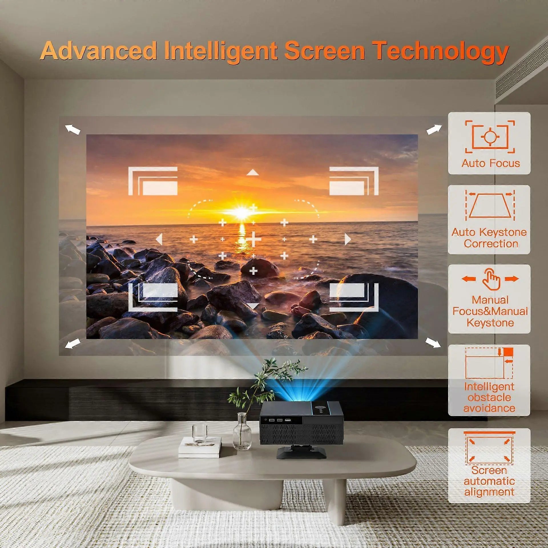 Portable 4K X6 Home Projector Wholesale Hub