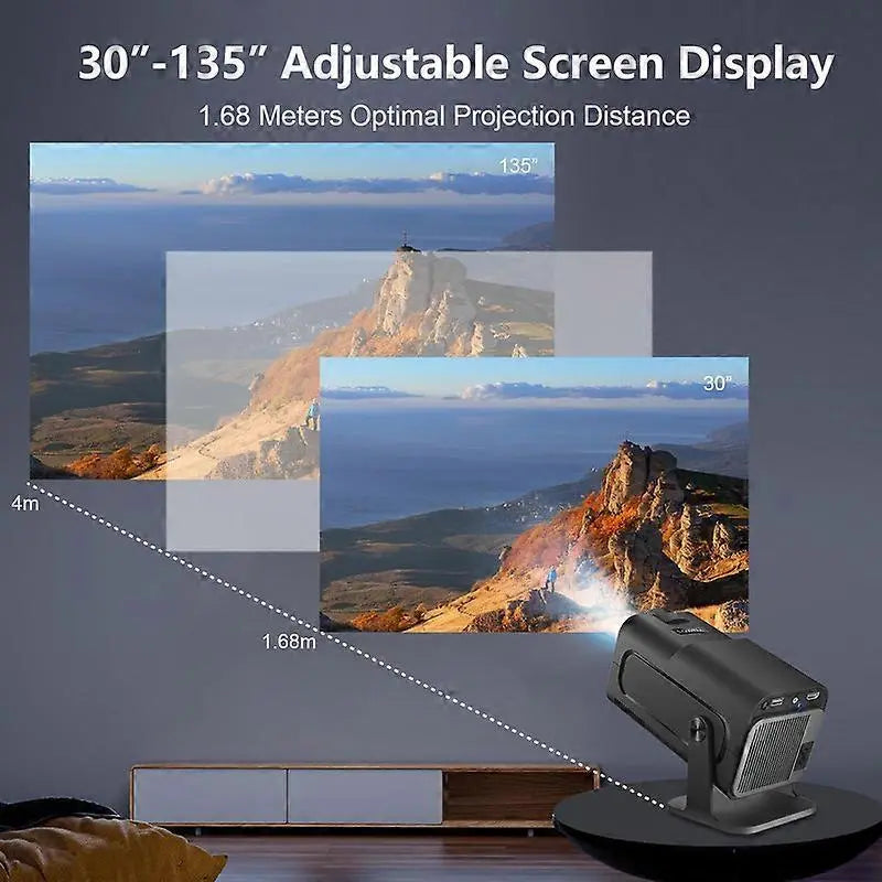 Mini Home Cinema Projector, Native 1080P, 4K Supported Wholesale Hub