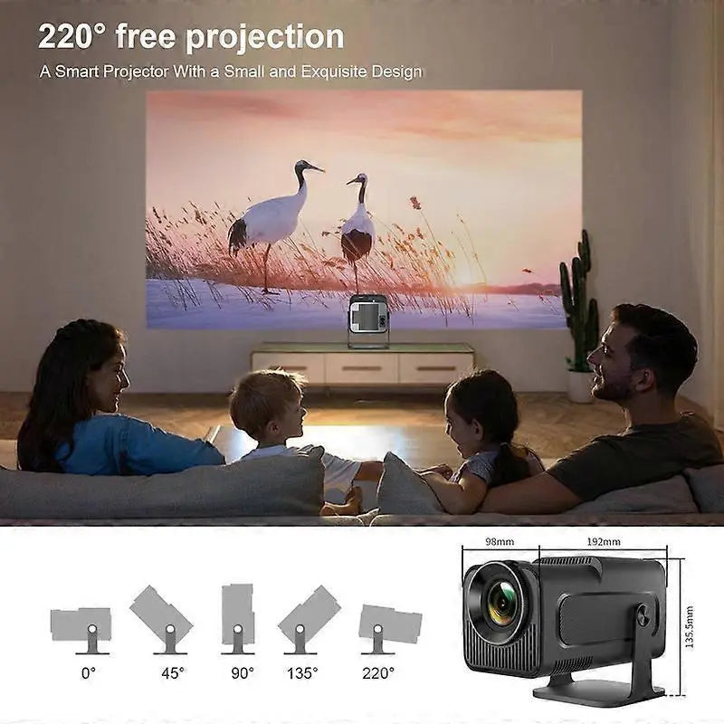 Mini Home Cinema Projector, Native 1080P, 4K Supported Wholesale Hub