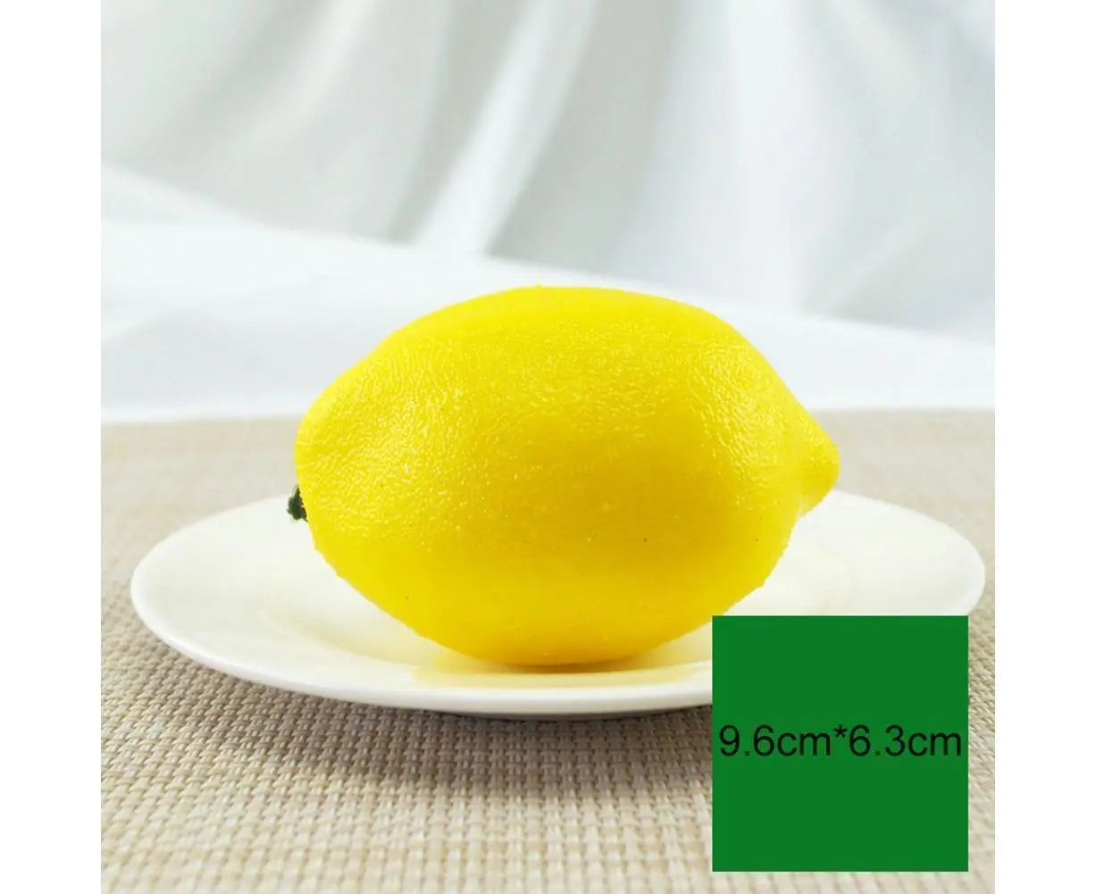 10Pcs Mini Artificial Lemon Simulation Fruit Photography Prop Party Table Decor-Yellow Wholesale Hub