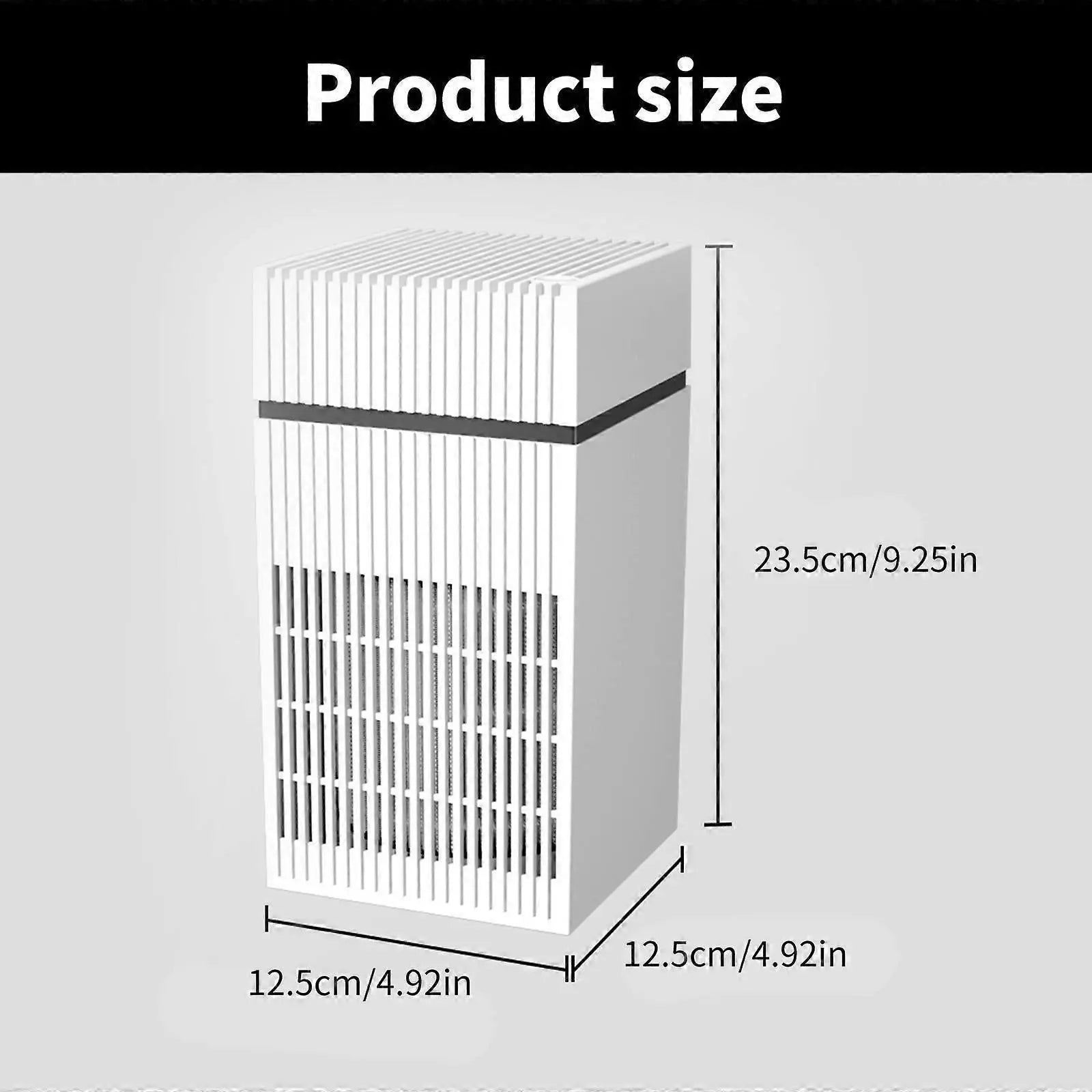 Rechargeable Air Purifier for Kitchen & Car, White Compact Air Cleaner Wholesale Hub