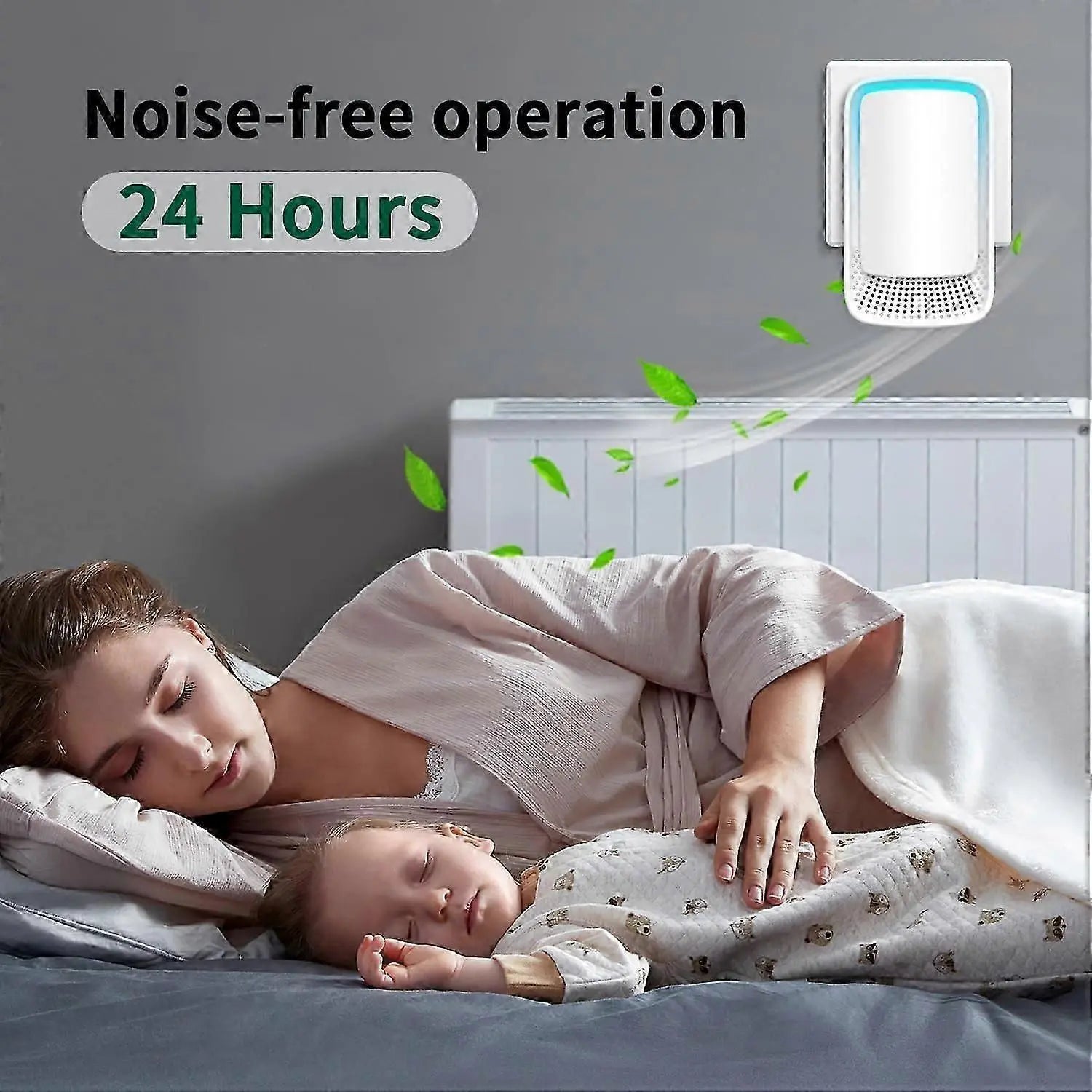 Plug-in Negative Ion Mini Air Purifier for Bedroom & Home Odor & Smoke Removal Wholesale Hub