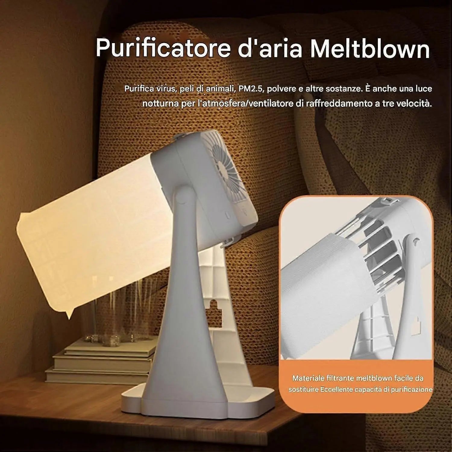 Home Air Purifier - Compact Multi-Room Air Freshener for Dust Removal Wholesale Hub
