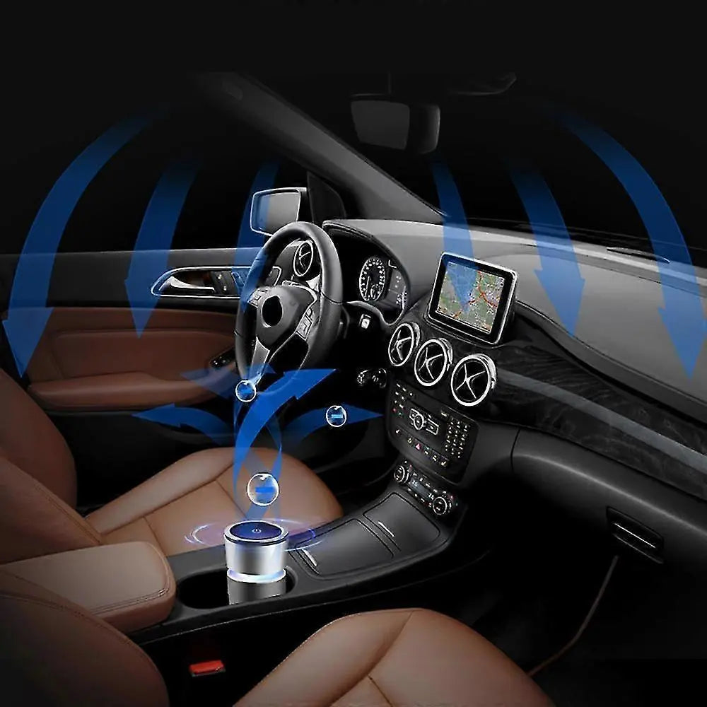 Portable Car Air Purifier Ionizer for Dust, Odor & Smoke Removal Wholesale Hub