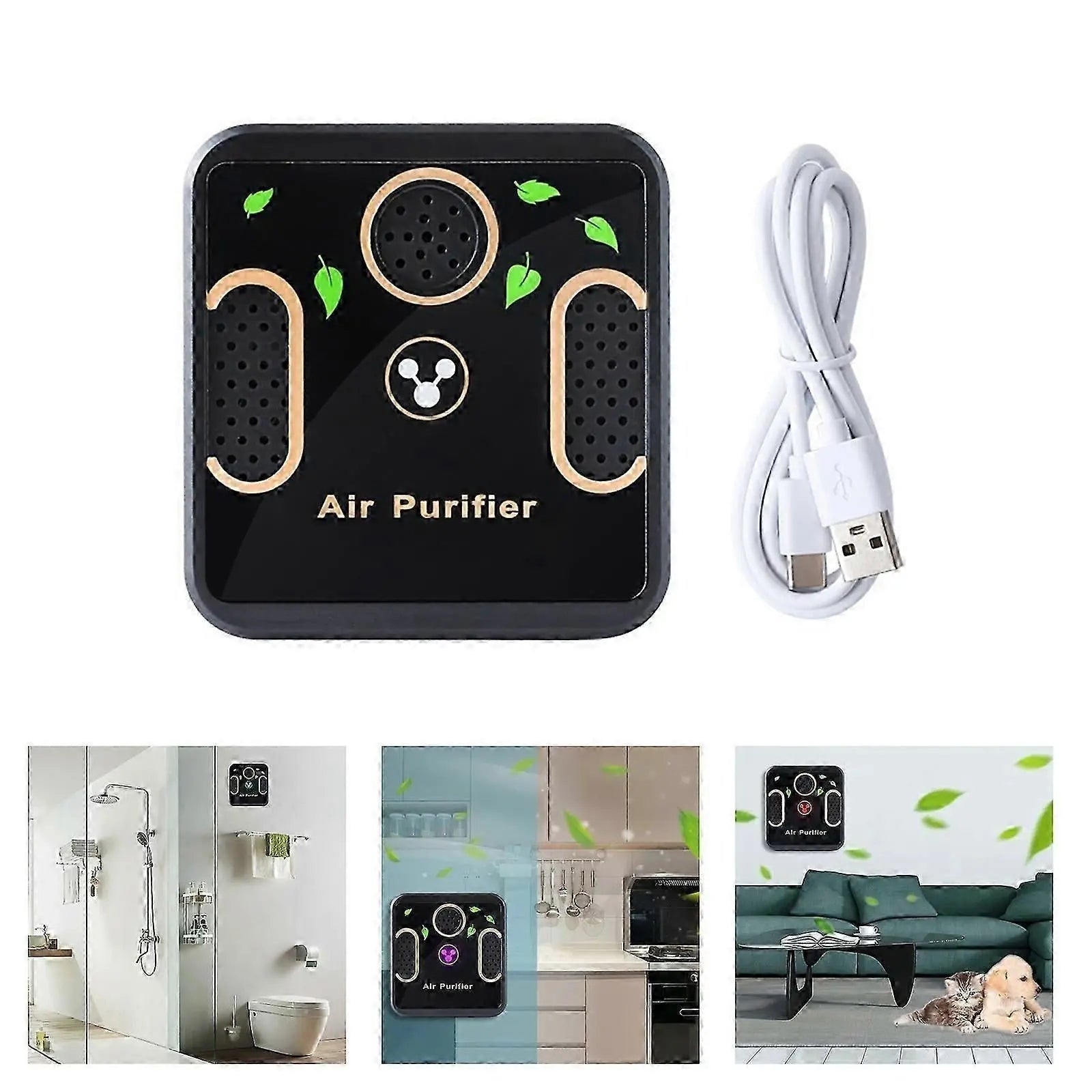 Small Kitchen Air Purifier Machine Compact Air Cleaner Model Wholesale Hub