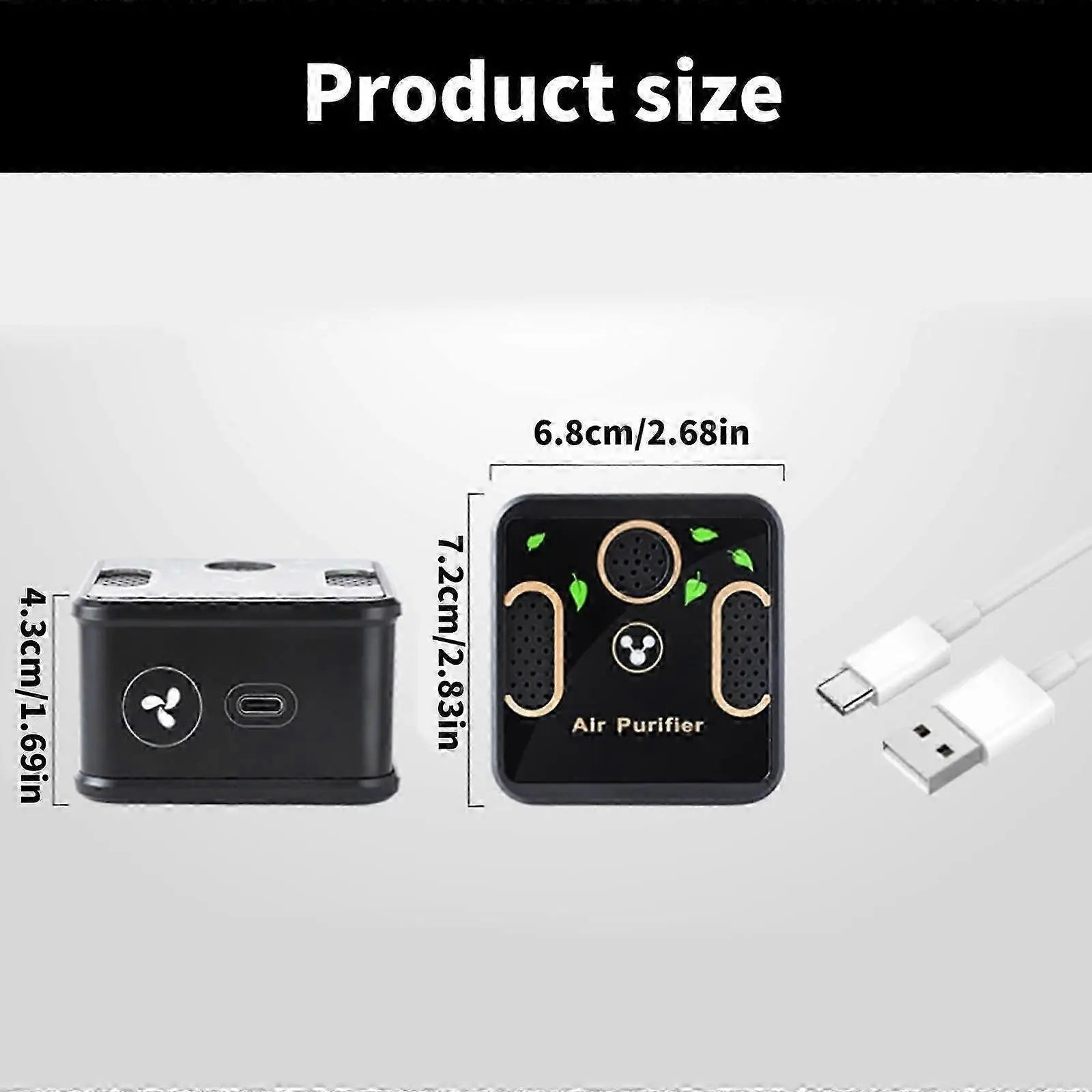 Small Kitchen Air Purifier Machine Compact Air Cleaner Model Wholesale Hub