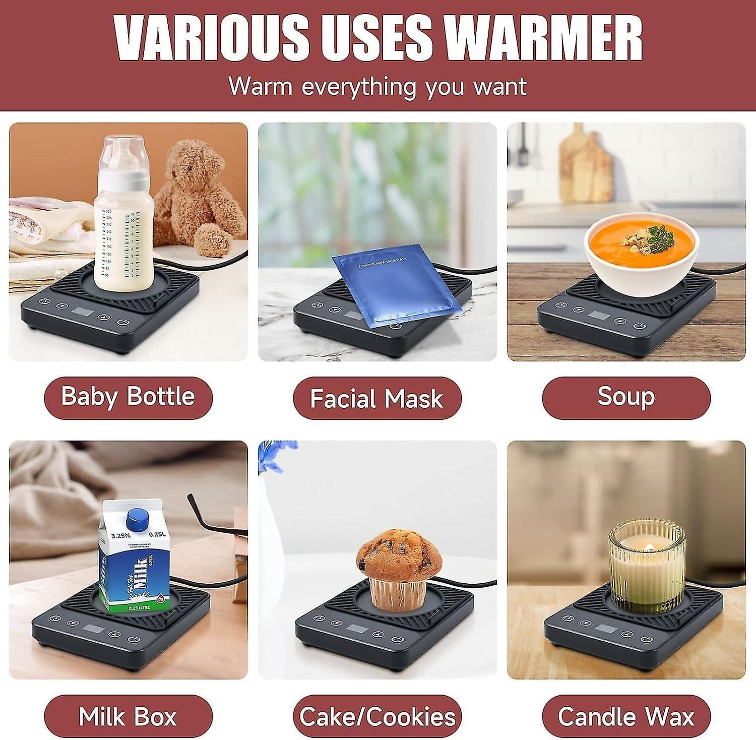 Electric Coffee Mug Warmer with Timer & 6 Temp Settings Wholesale Hub