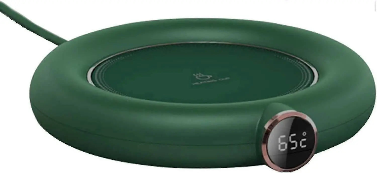 Green USB Coffee Mug Warmer, 3 Temp Electric Cup Warmer Wholesale Hub