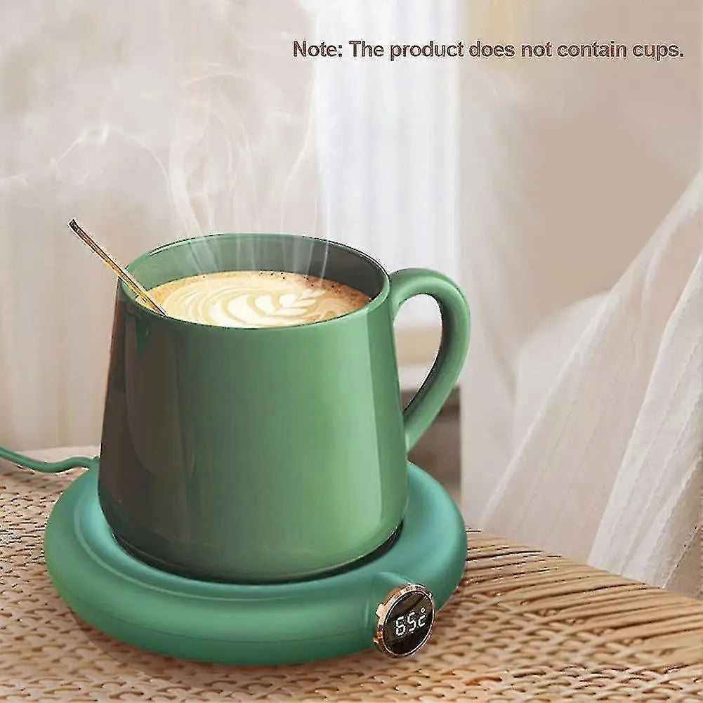 Green USB Coffee Mug Warmer, 3 Temp Electric Cup Warmer Wholesale Hub