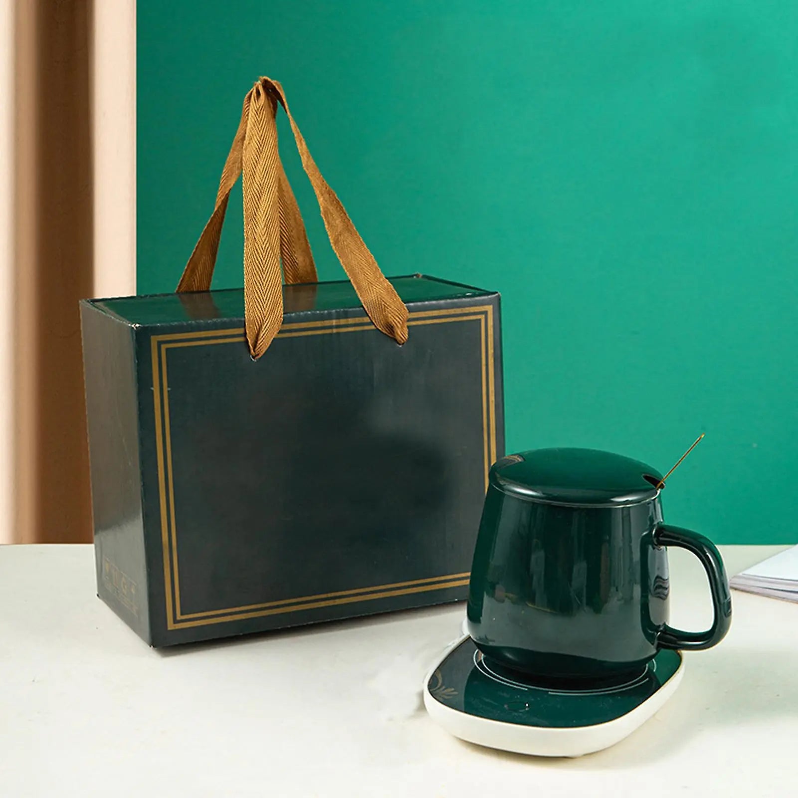 Coffee Mug Warmer with Mug & Auto Shut Off, Desk Gift Box Set Wholesale Hub