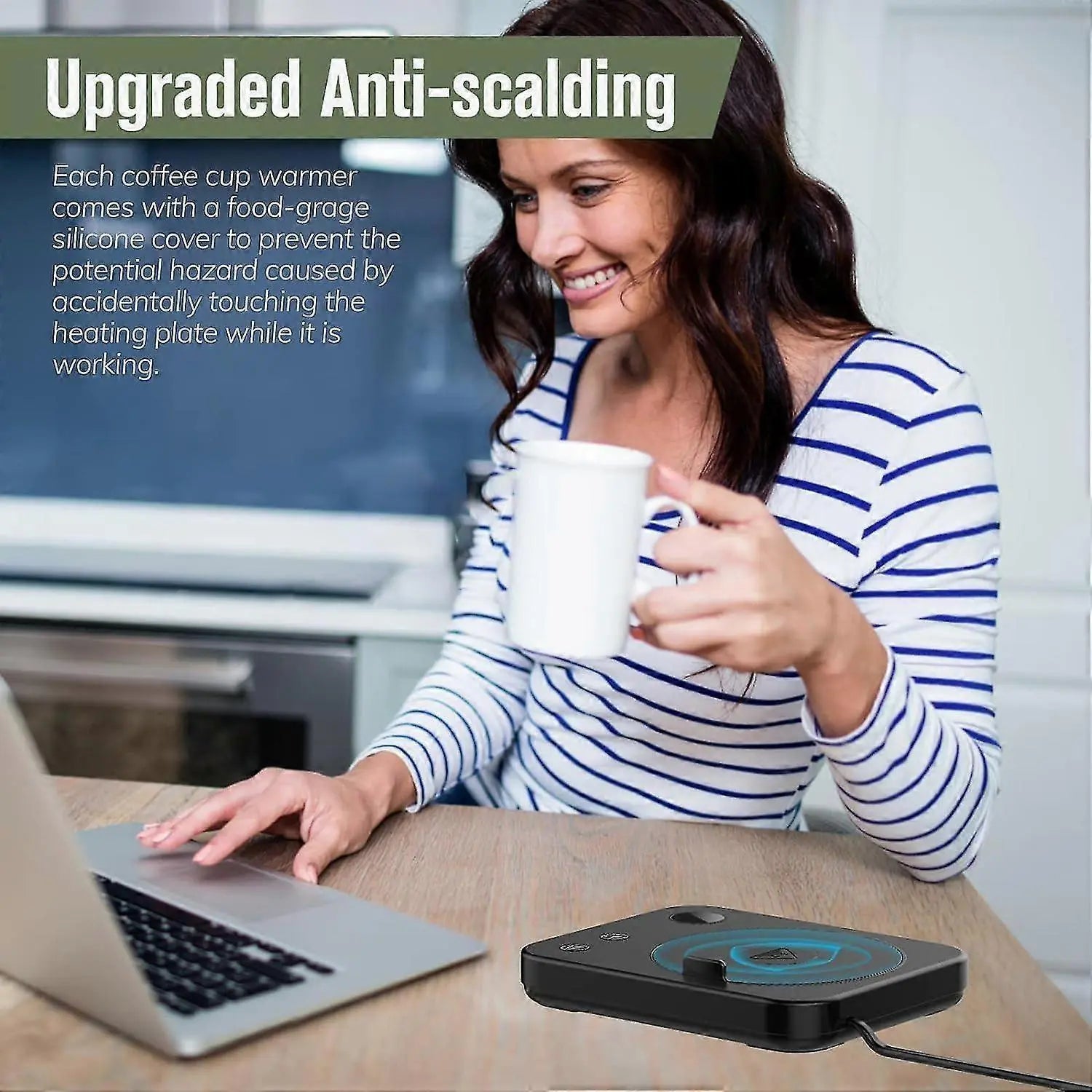 Smart Electric Coffee Beverage Warmer for Desk or Home Wholesale Hub