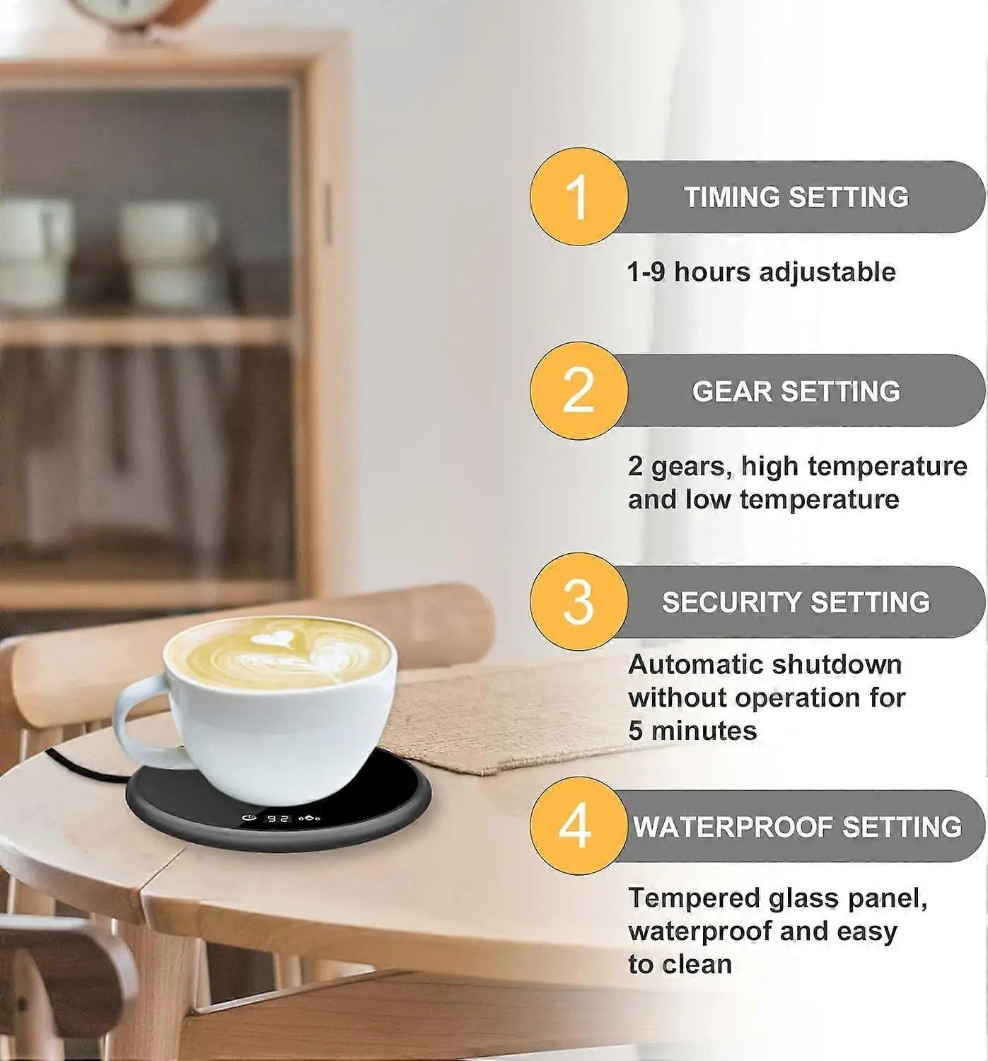 Coffee Mug Warmer for Home Desk with Auto Shutoff Wholesale Hub