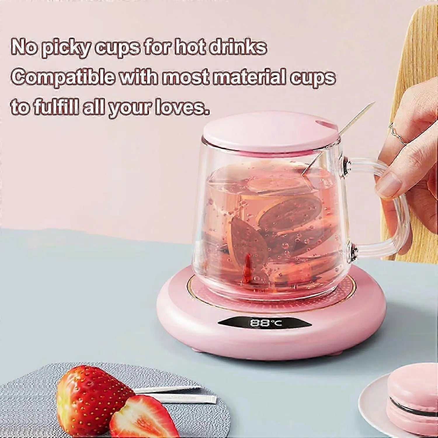 USB Smart Cup Warmer, Adjustable Coffee Mug Warmer Anti-Slip Wholesale Hub