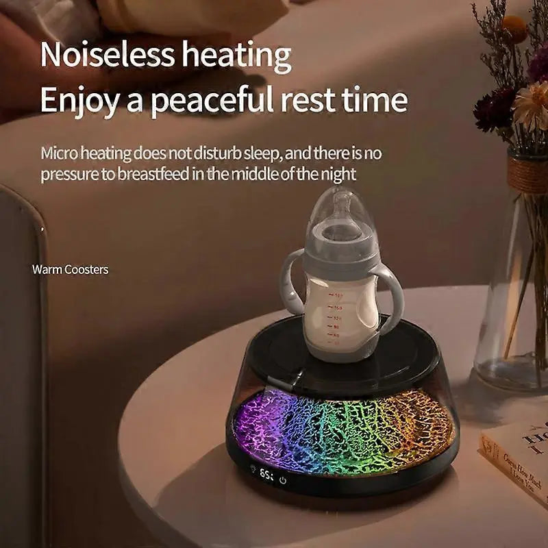 Coffee Mug Warmer, 4 Temp Settings, Simulated Volcano Design Wholesale Hub