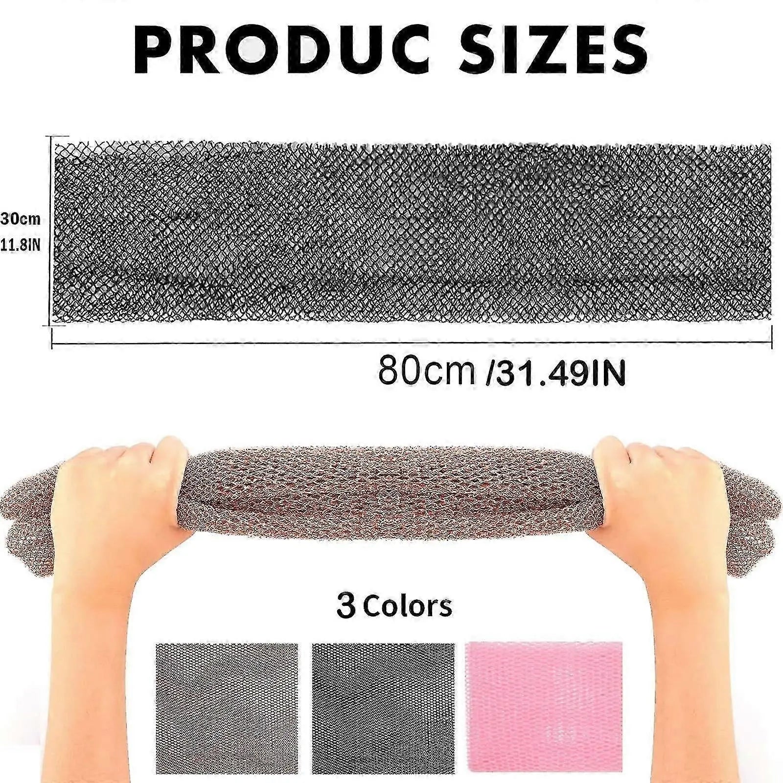 3pcs African Net Sponge, Bath Body Scrubber, Exfoliating Net Wholesale Hub