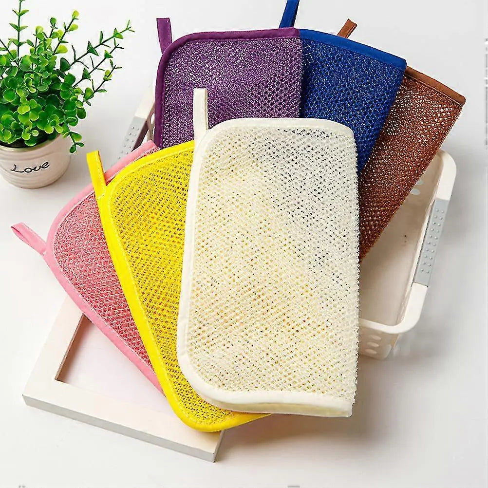 2pcs African Exfoliating Bath Net Sponge, Shower Back Scrubber Wholesale Hub