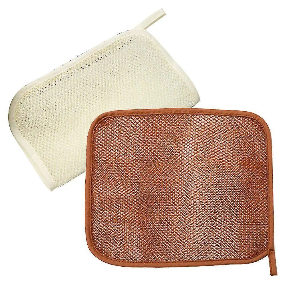 2pcs African Exfoliating Bath Net Sponge, Shower Back Scrubber Wholesale Hub