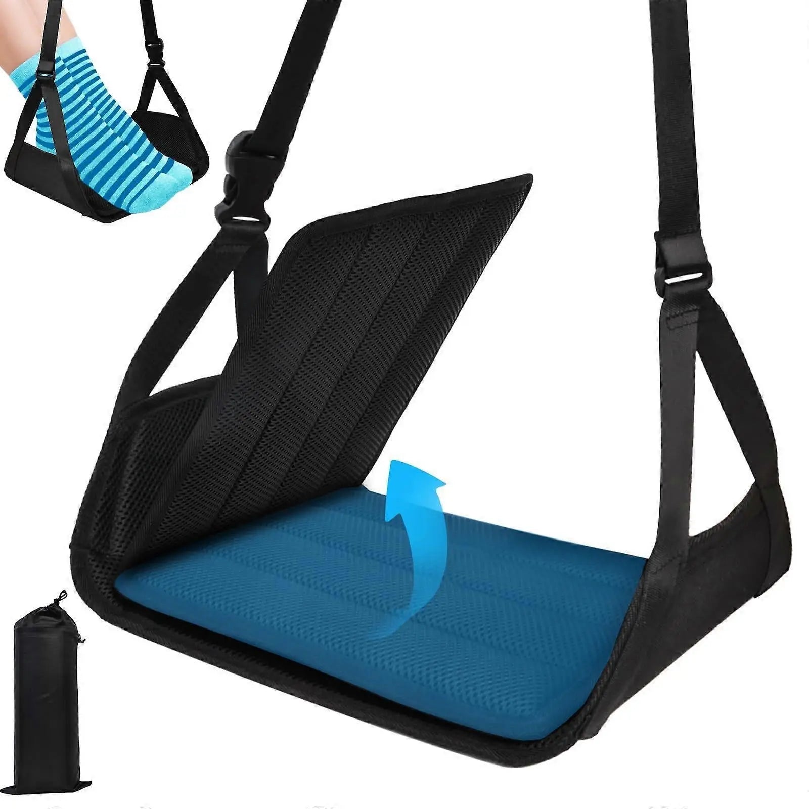 Airplane Foot Rest, Portable Leg Support for Travel Wholesale Hub