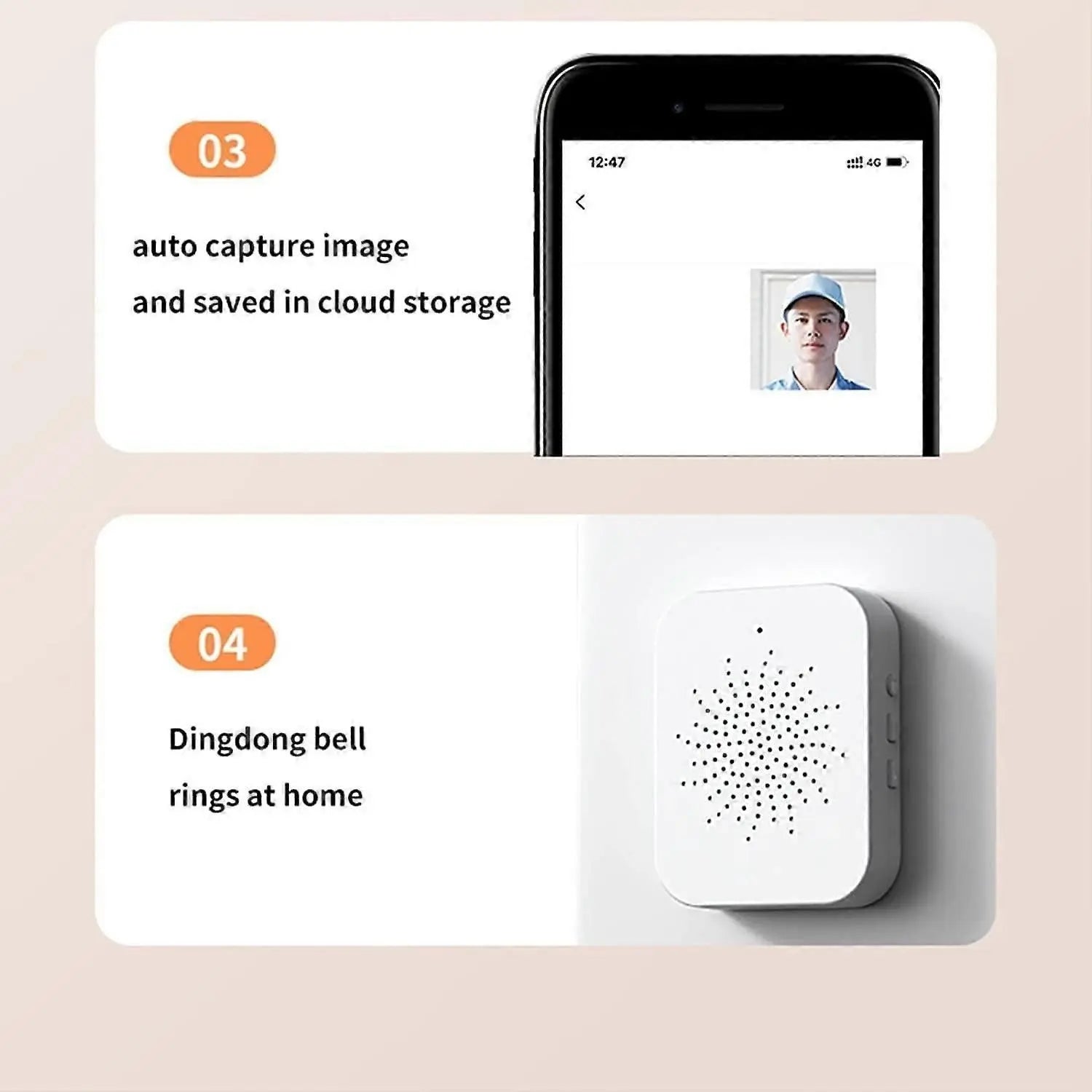 Wireless WiFi Video Doorbell with Camera Wholesale Hub