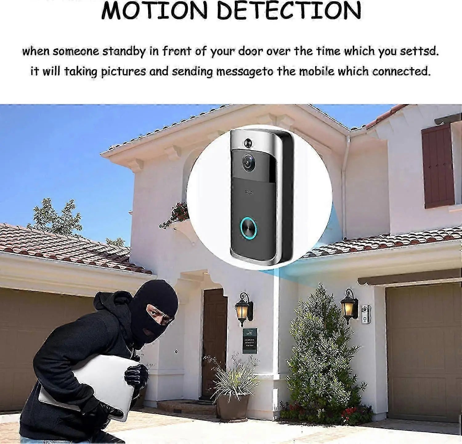 Wireless Video Doorbell Camera with Chime Wholesale Hub