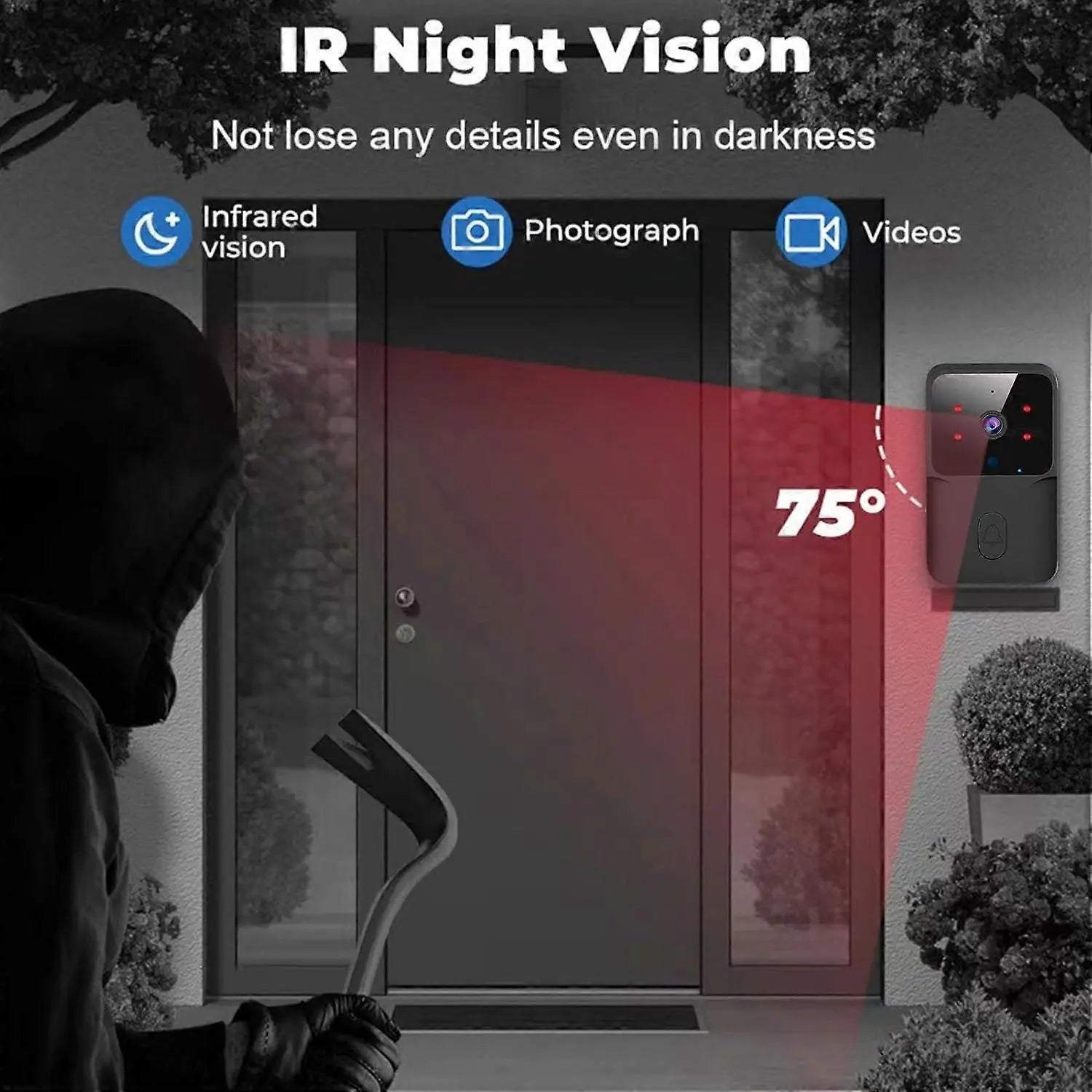 Video Doorbell Security Camera, Long Lasting Battery Wholesale Hub
