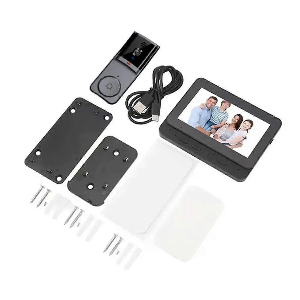 2.4G Wireless Video Doorbell with Smartphone Intercom, 256GB Wholesale Hub