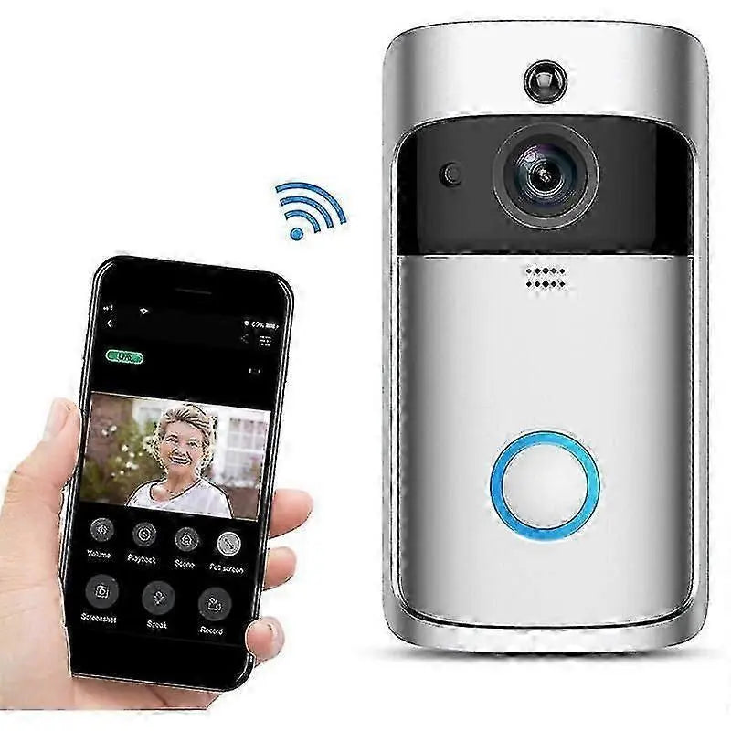 Wireless Video Doorbell Camera with Indoor Chime, Security Wholesale Hub
