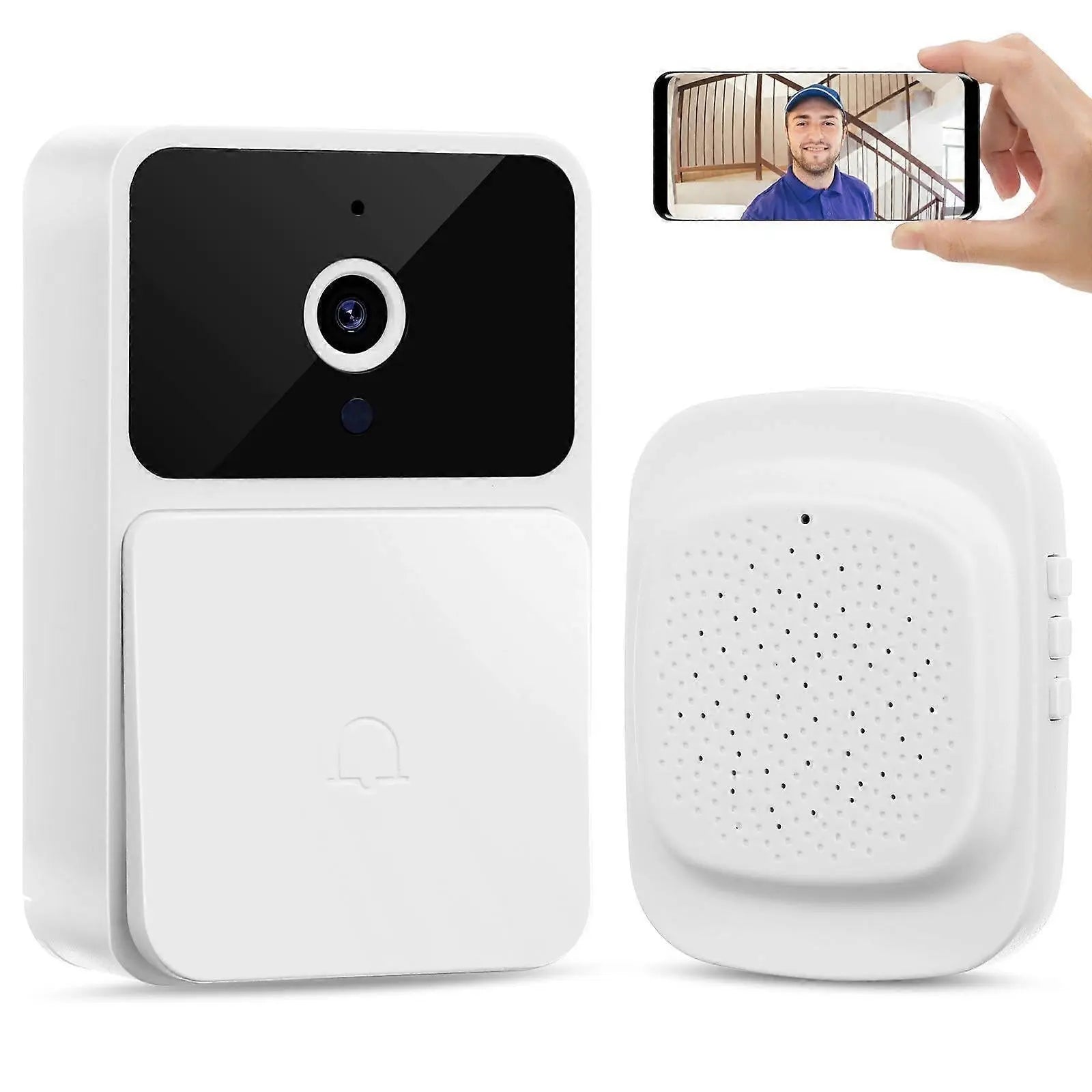 Rechargeable Wireless Video Doorbell Camera, Smart Home Doorbell Wholesale Hub