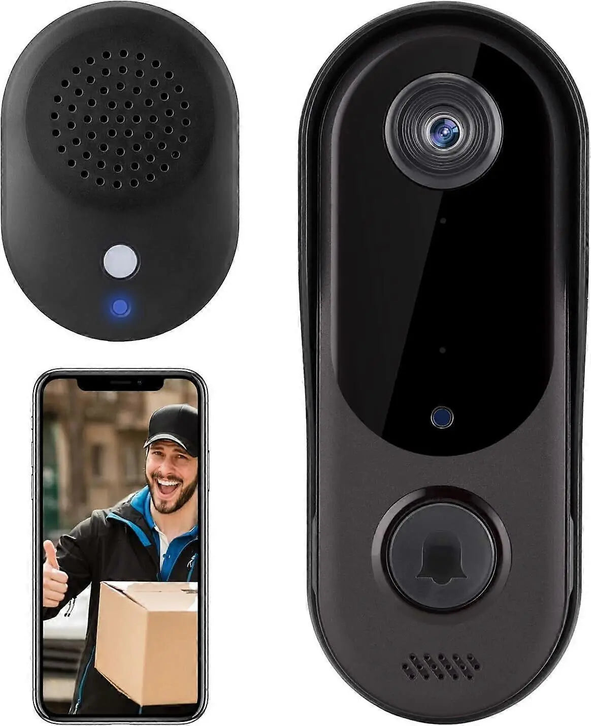 Smart Wireless Video Doorbell, WiFi Home Intercom, HD Night Vision Wholesale Hub
