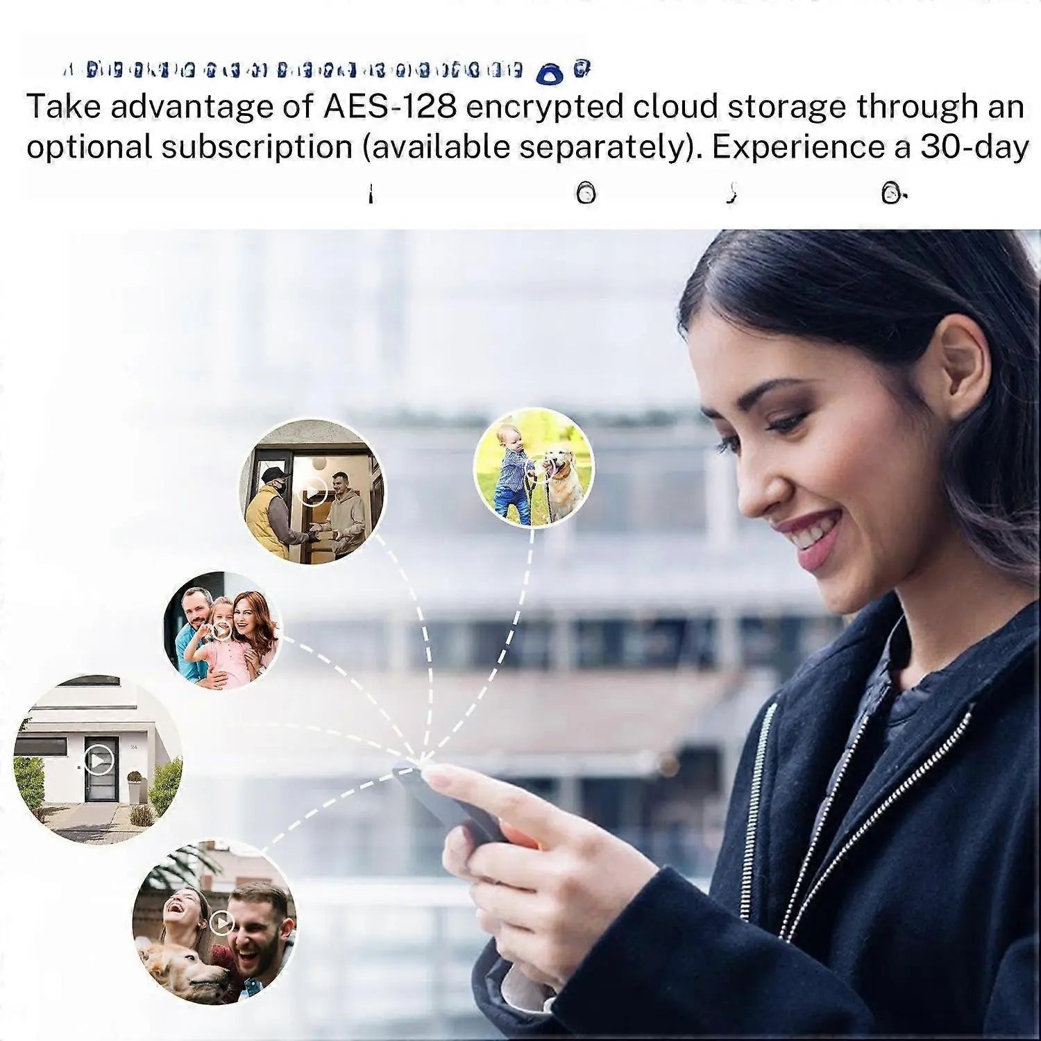 Smart Wireless Video Doorbell, HD Night Vision, Intercom Security Wholesale Hub