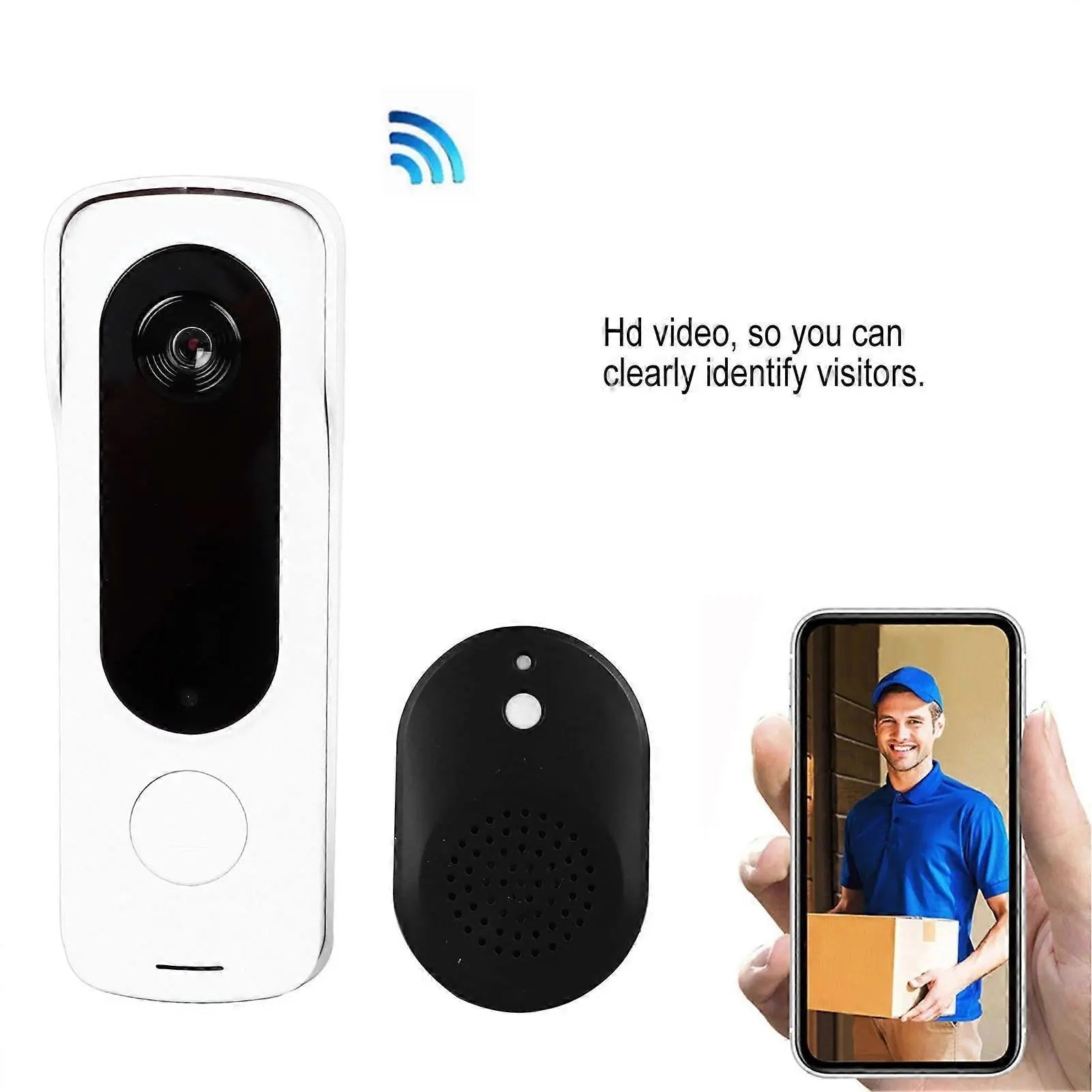 Waterproof Video Doorbell Camera, HD Building Intercom Remote Wholesale Hub