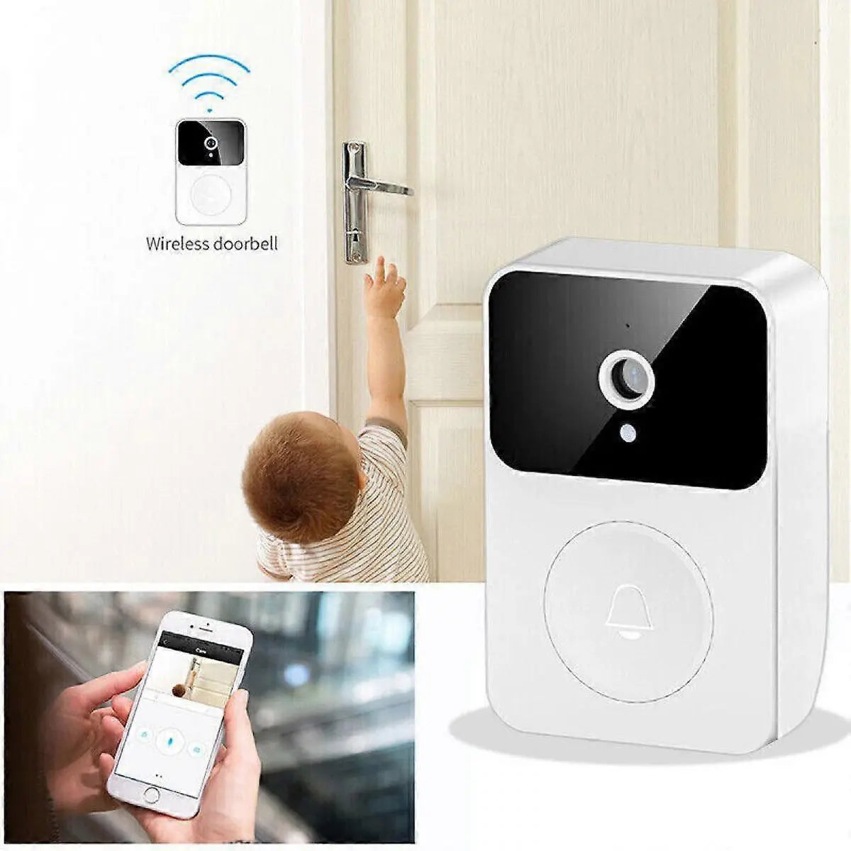 WiFi Smart Video Doorbell, Wireless Phone Intercom Security Camera Wholesale Hub