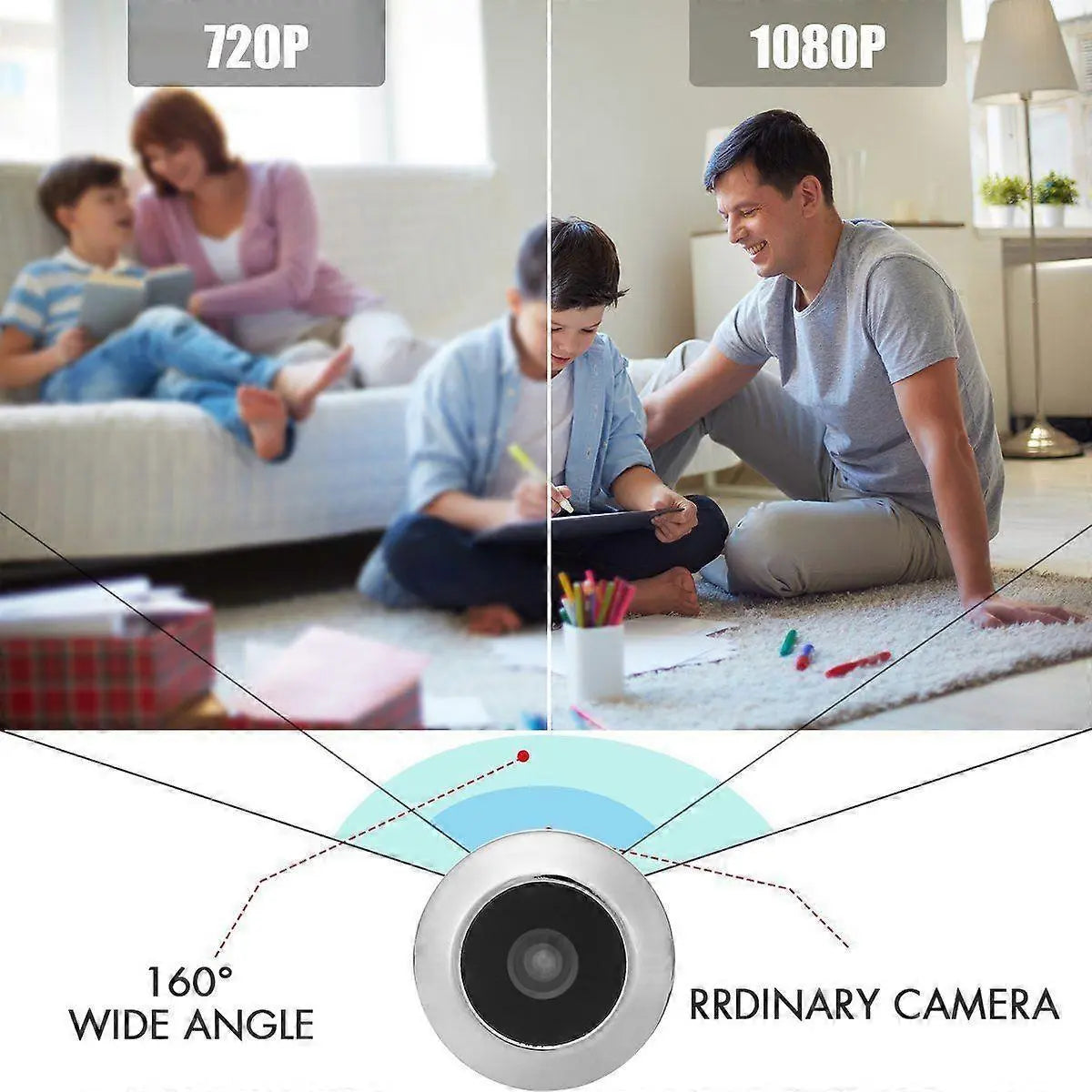 2.4 Inch Wireless Camera Video Doorbell Wholesale Hub