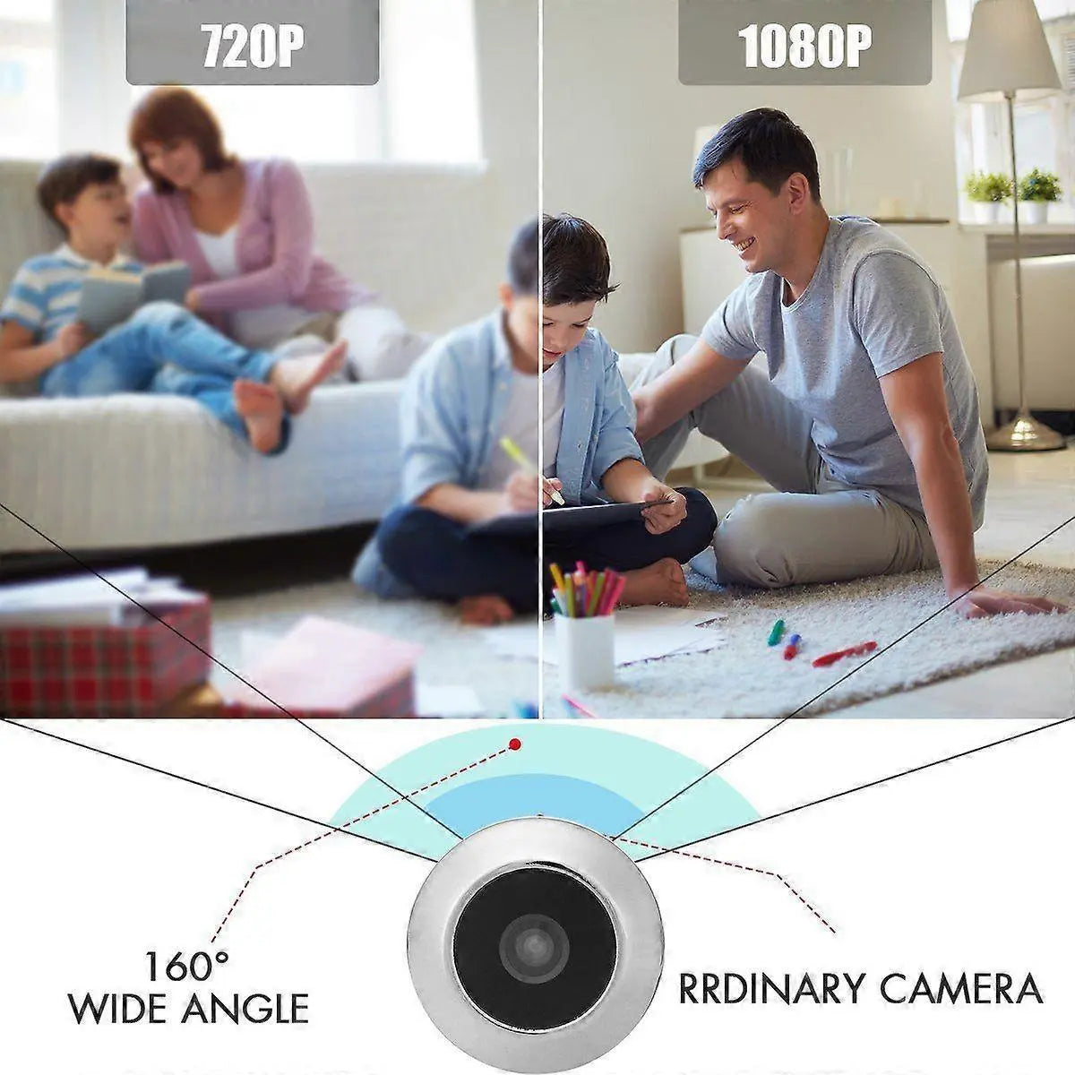 2.4 Inch Wireless Camera Video Doorbell Wholesale Hub
