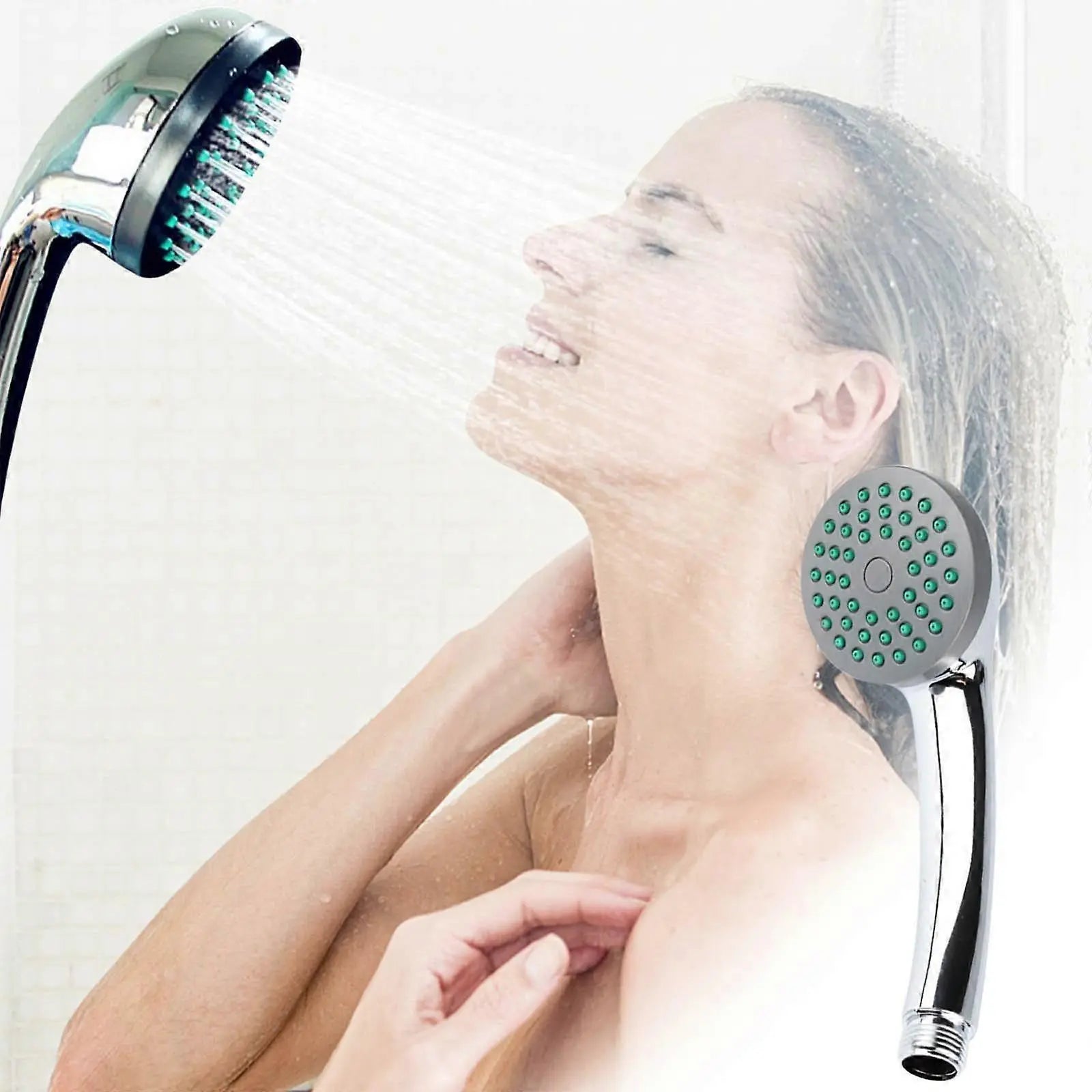 High Pressure Handheld Shower Head with Water Softener Wholesale Hub